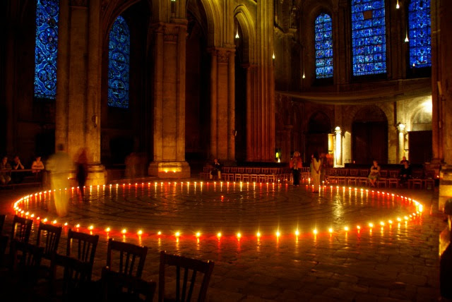 (Chartres Cathedral – labyrinth; photo by Rick Buckley; December 2015)
