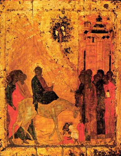  The Lord's Entry into Jerusalem Andrei Rubley 1405