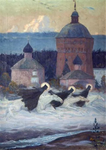 Riders, 1932 Mikhail Nesterov.jpg