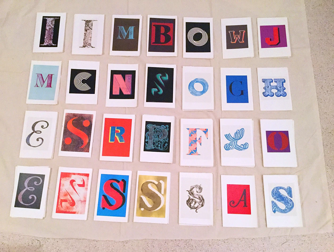 A selection of Letters available