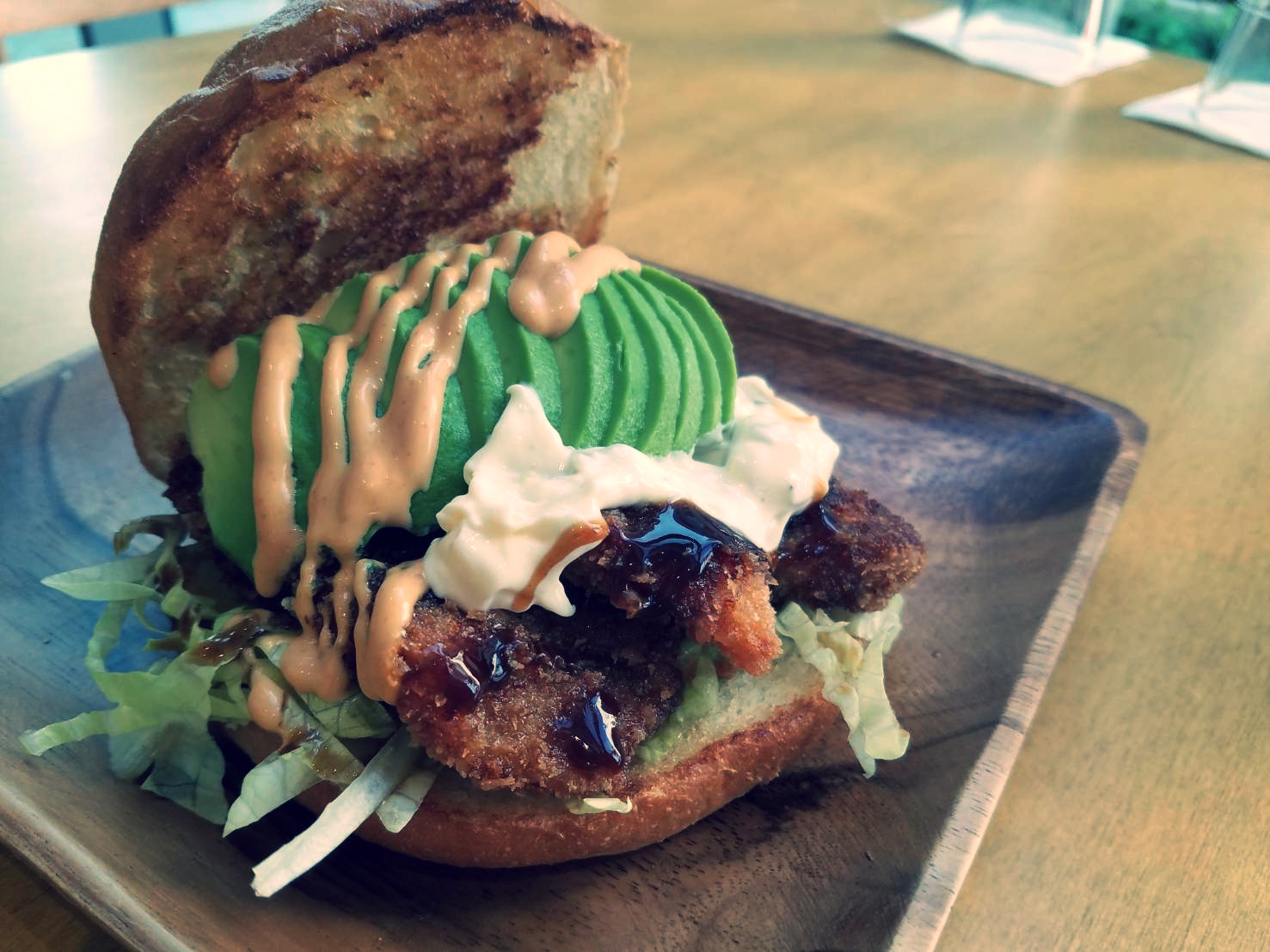Katsu Nanban Sandwich Combo $10