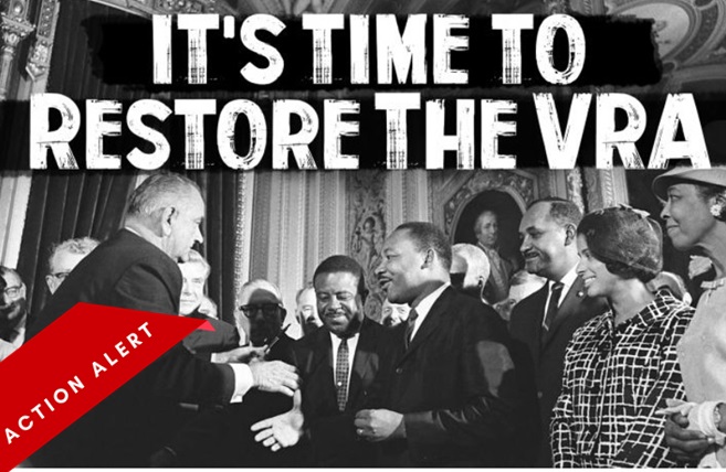 Support VRAA to Restore the Voting Rights Act