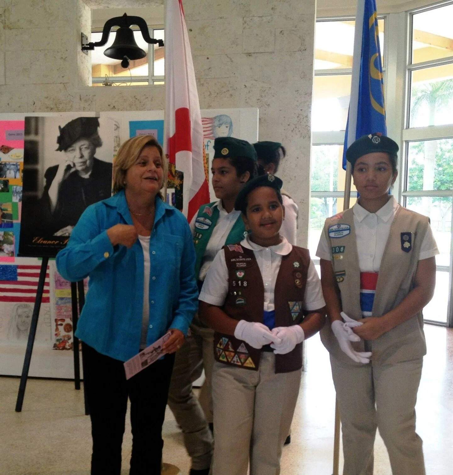 #TBT to 2013.  Congresswoman Ileana Ros Lehtinen addressed the crowd gathered at the Women's Equality Day Celebration at Women's Park in Miami.
