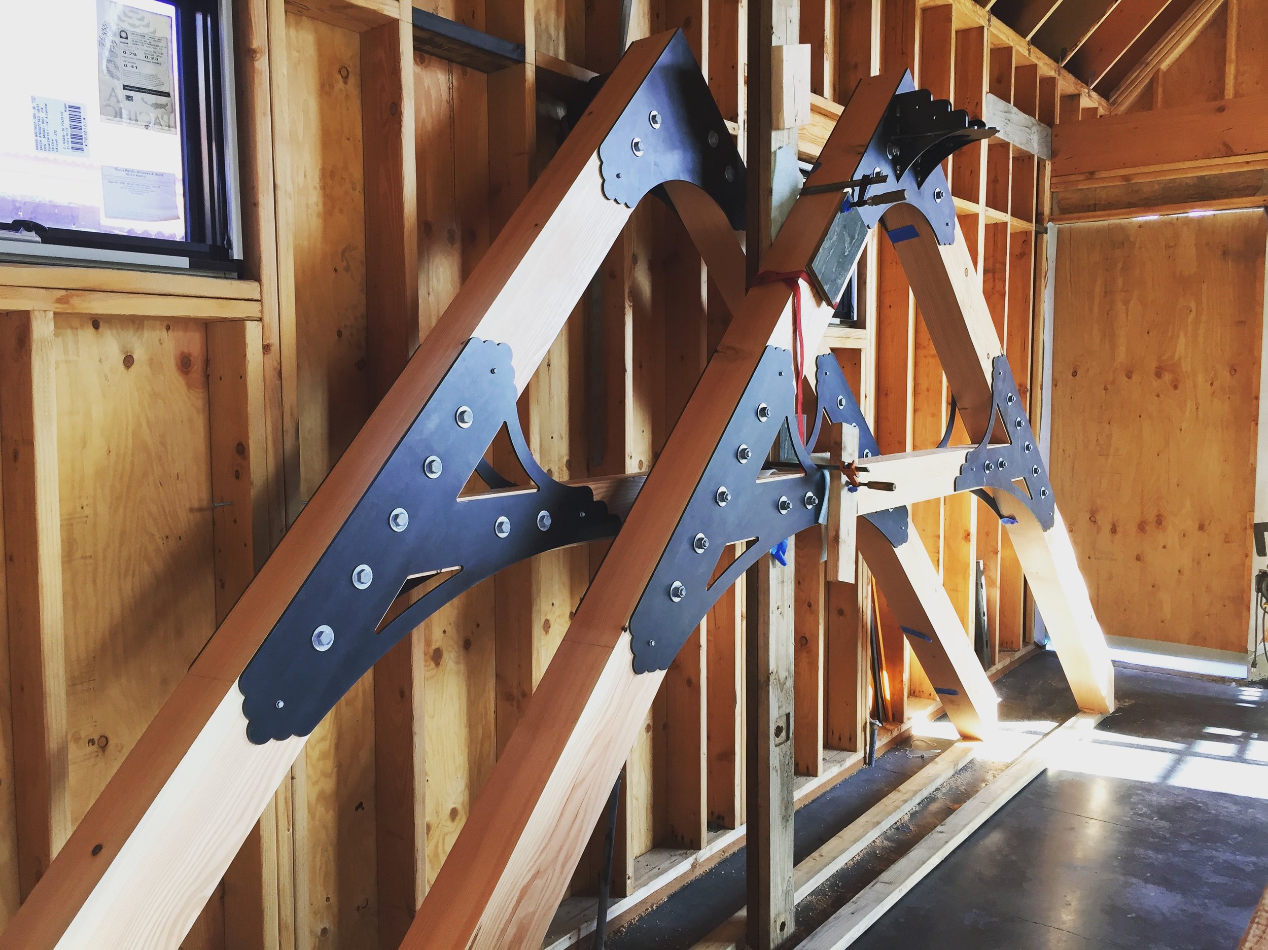 Salish Metalworks Timber Trusses