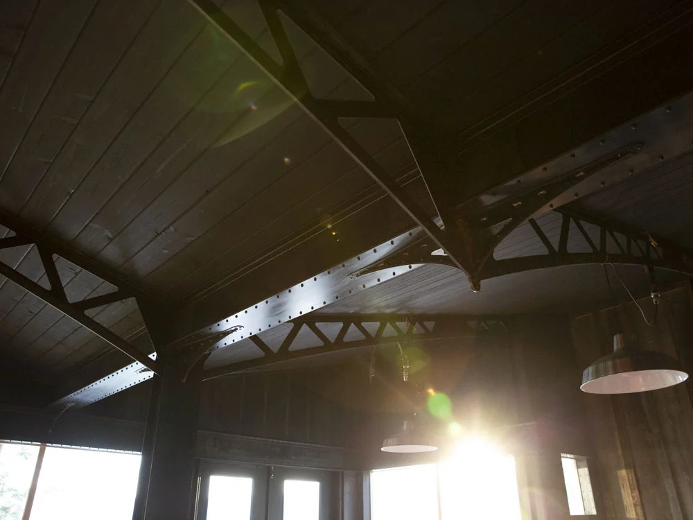 Salish Metalworks Decorative Ceiling Trusses