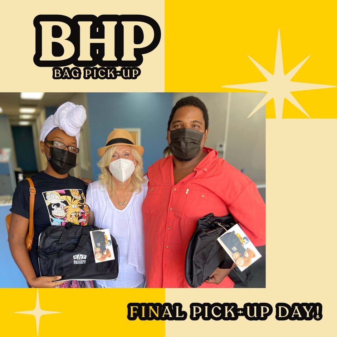 ✨ FINAL BHP BAG PICK-UP REMINDER! ⠀⠀⠀⠀⠀⠀⠀⠀⠀
⠀⠀⠀⠀⠀⠀⠀⠀⠀
Sunday, 11/15 will be your last chance to pick up a bag for the Bag of Hope Project 2020 season! ⠀⠀⠀⠀⠀⠀⠀⠀⠀
⠀⠀⠀⠀⠀⠀⠀⠀⠀
Bag pick-up will be available 12:00 - 1:00 PM at 2188 E Lincoln Ave (between Go