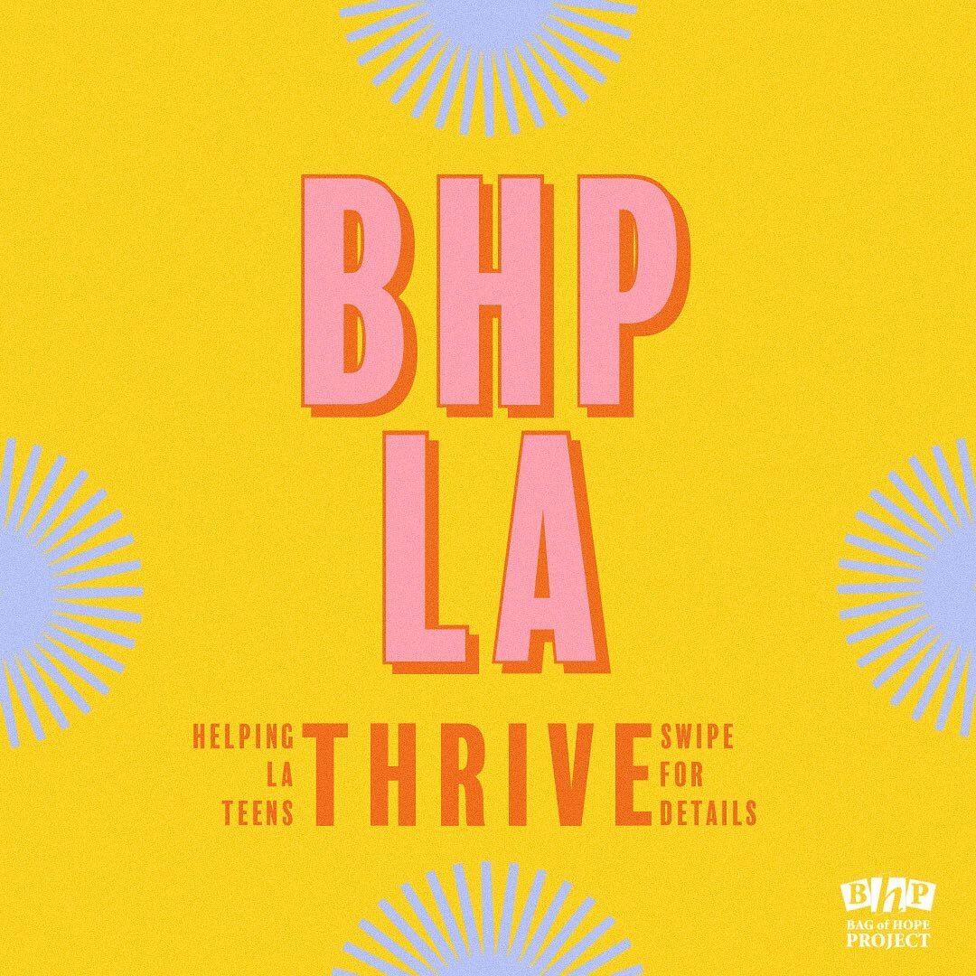 BHP LA ✨
Click the link in our bio or go to bagofhopeproject.com to find out more!