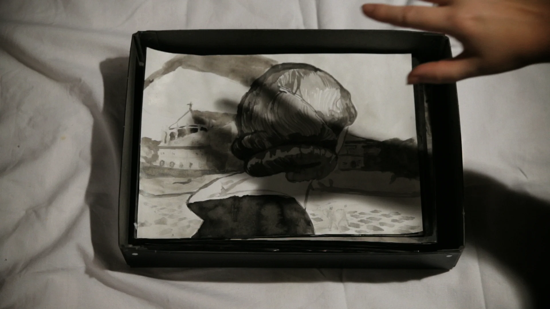 Drawing made for ‘Meeting the Pied Piper in Brasov - a paper prologue’