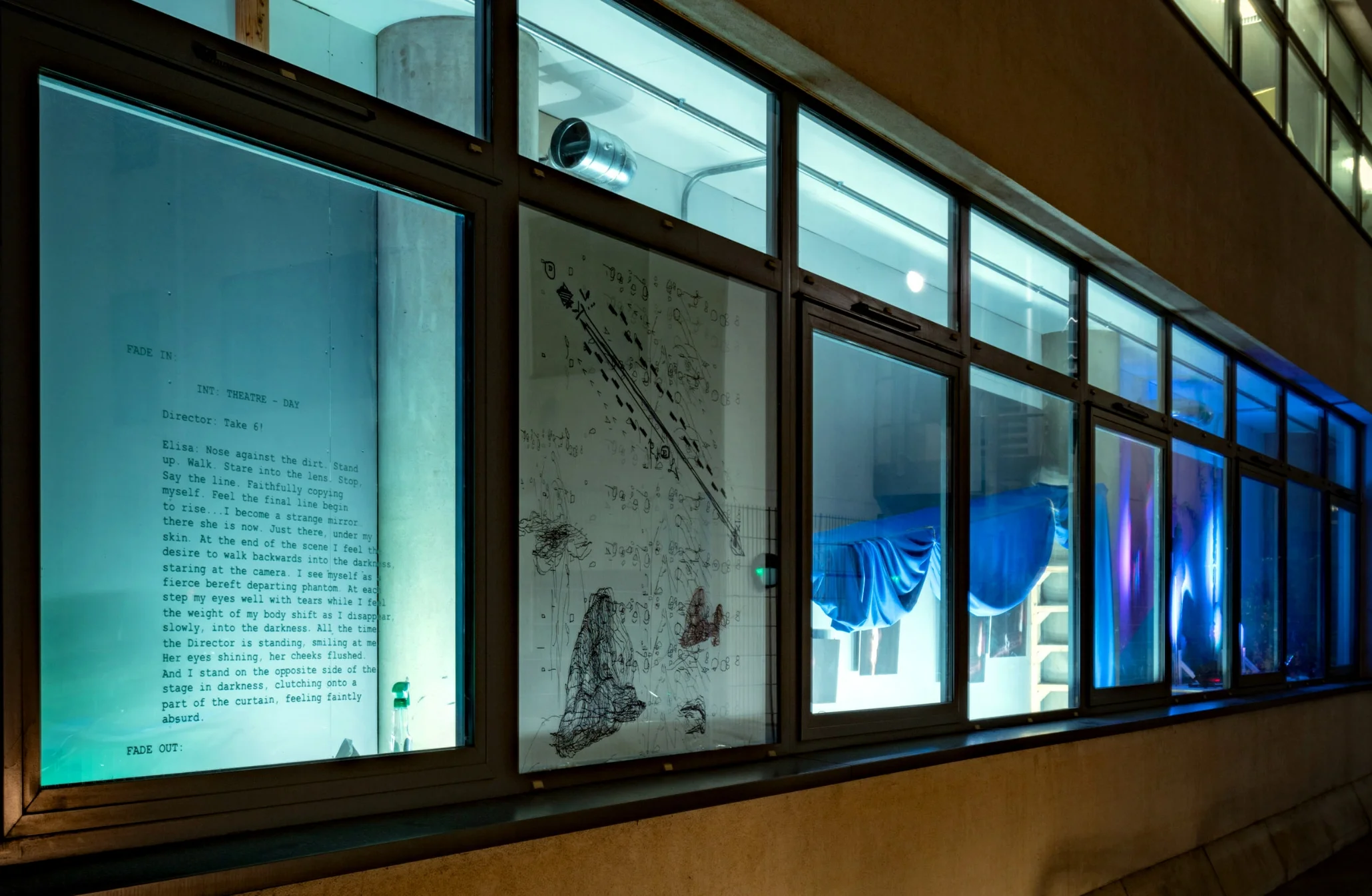 A Diagram of Waiting at the Perimeter Space, Griffin Gallery, London