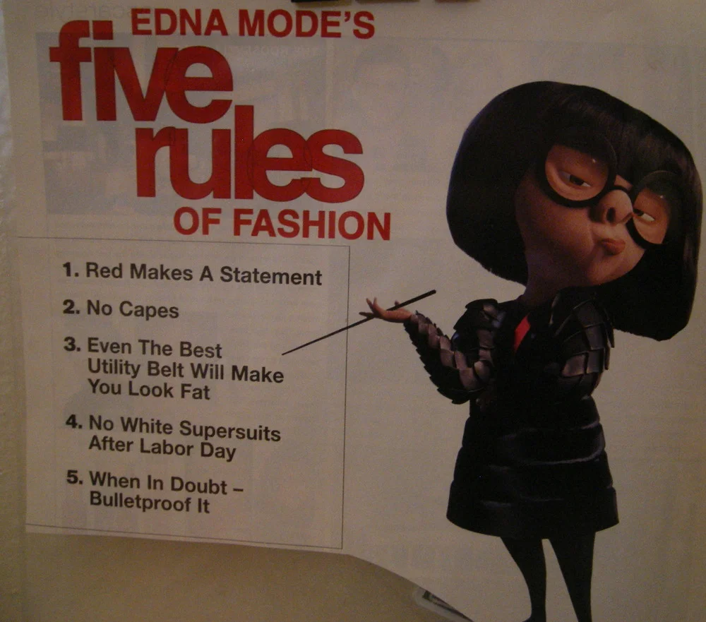 Edna Mode (I LOVE HER!) Designer to the Gods! (& Superheroes)!