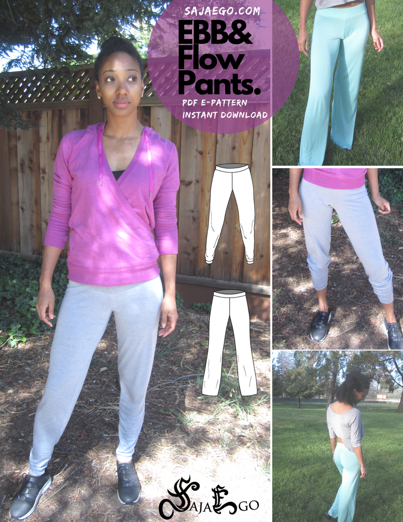 Shop NEW Instant Download! Jogger Pants and Yoga Pants PDF Sewing