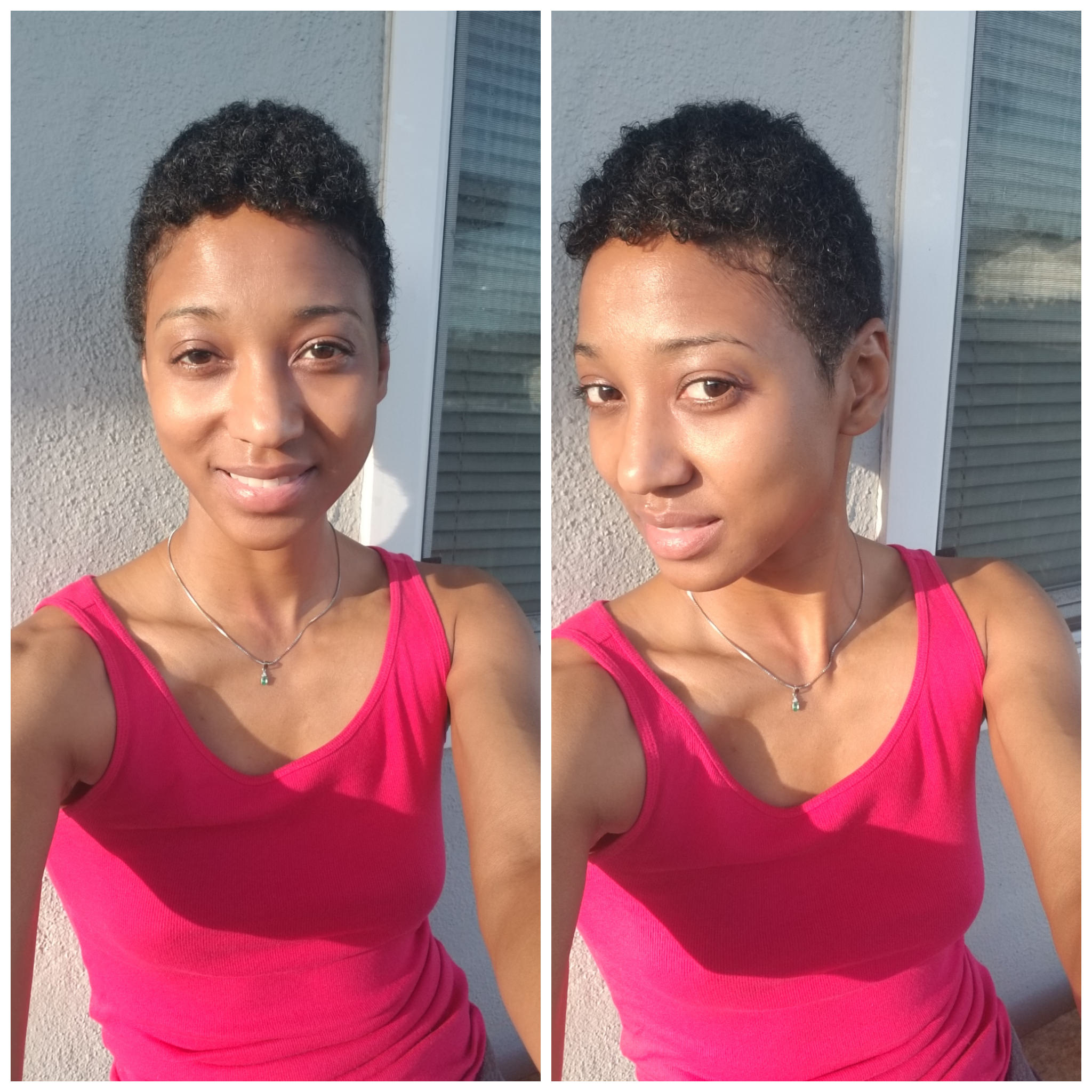 New Do! I cut off all my curls and I love them but they were taking up a lot of my time & plus I've had the same hairstyle my whole life! This crop cut is so much faster, easier,  & it's about time for me to rock a new look.