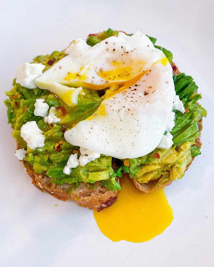 Avocado Toast with Poached Eggs