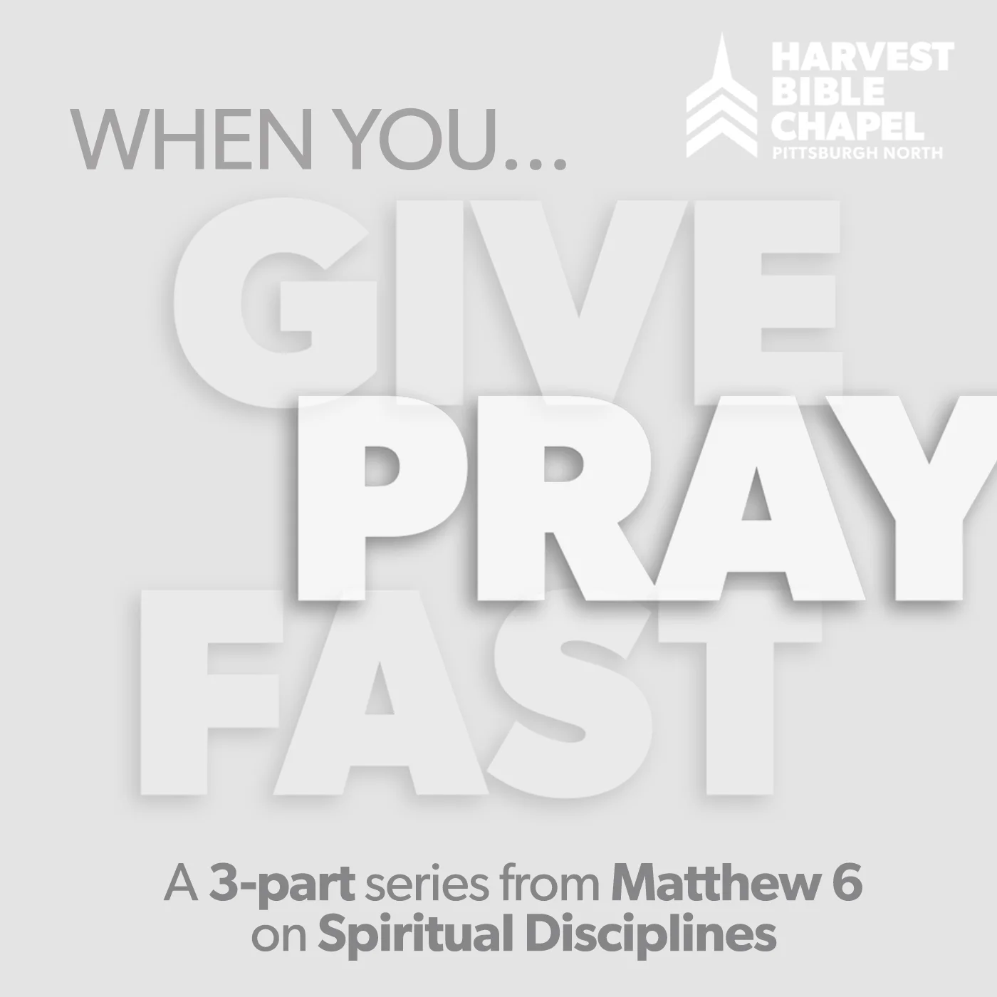 When You Pray… (Matthew 6:5-15)