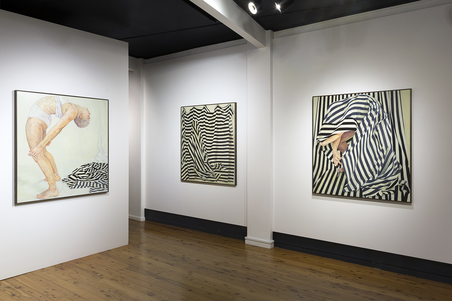  Installation view of Clare Thackway’s exhibition  Ties,  18 Aug – 10 Sep 2017 The Egg &amp; Dart, Thirroul 