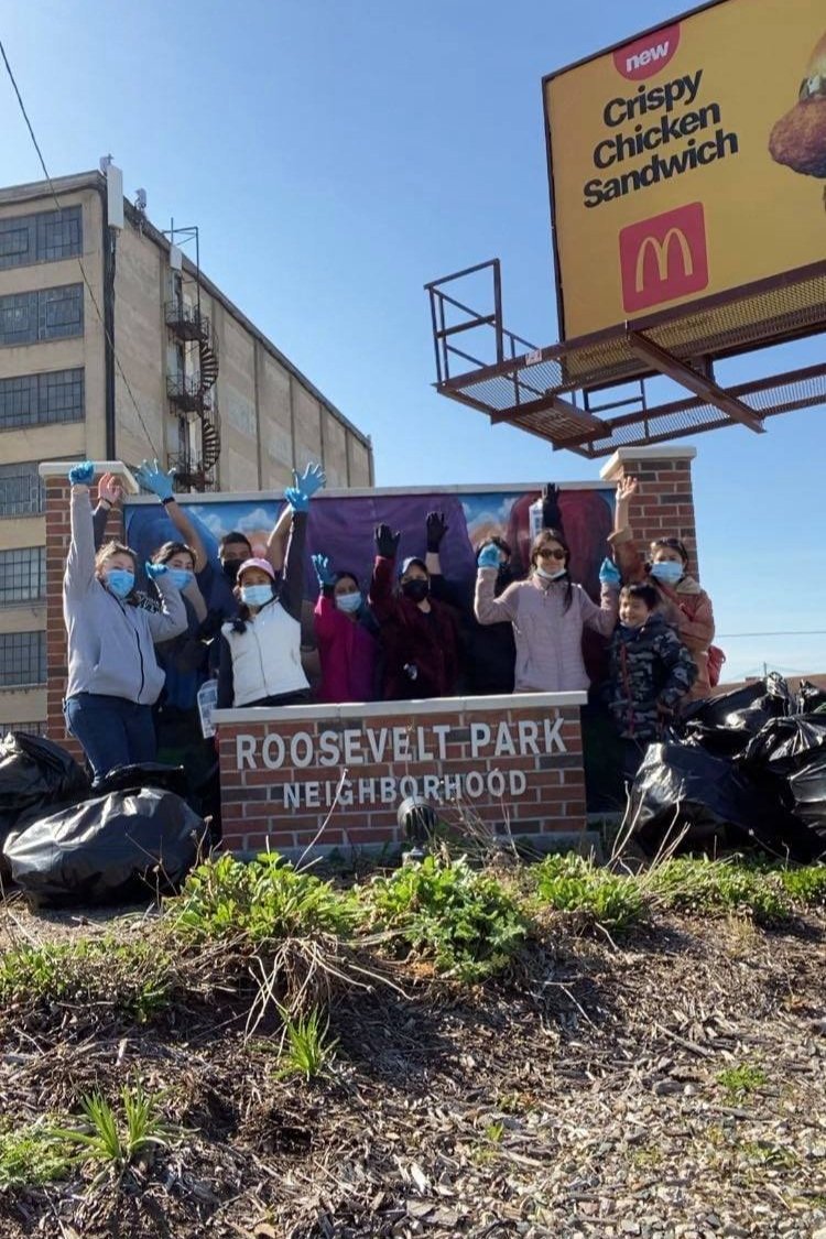 Volunteers in the Roosevelt Park Neighborhood