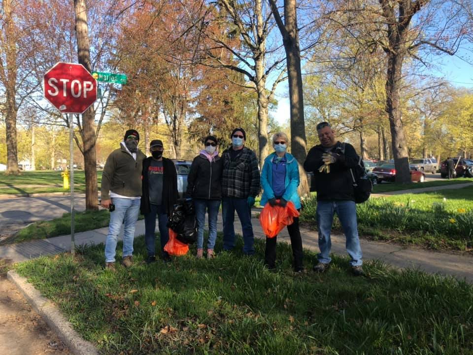 Volunteers in the John Ball Area Neighborhood