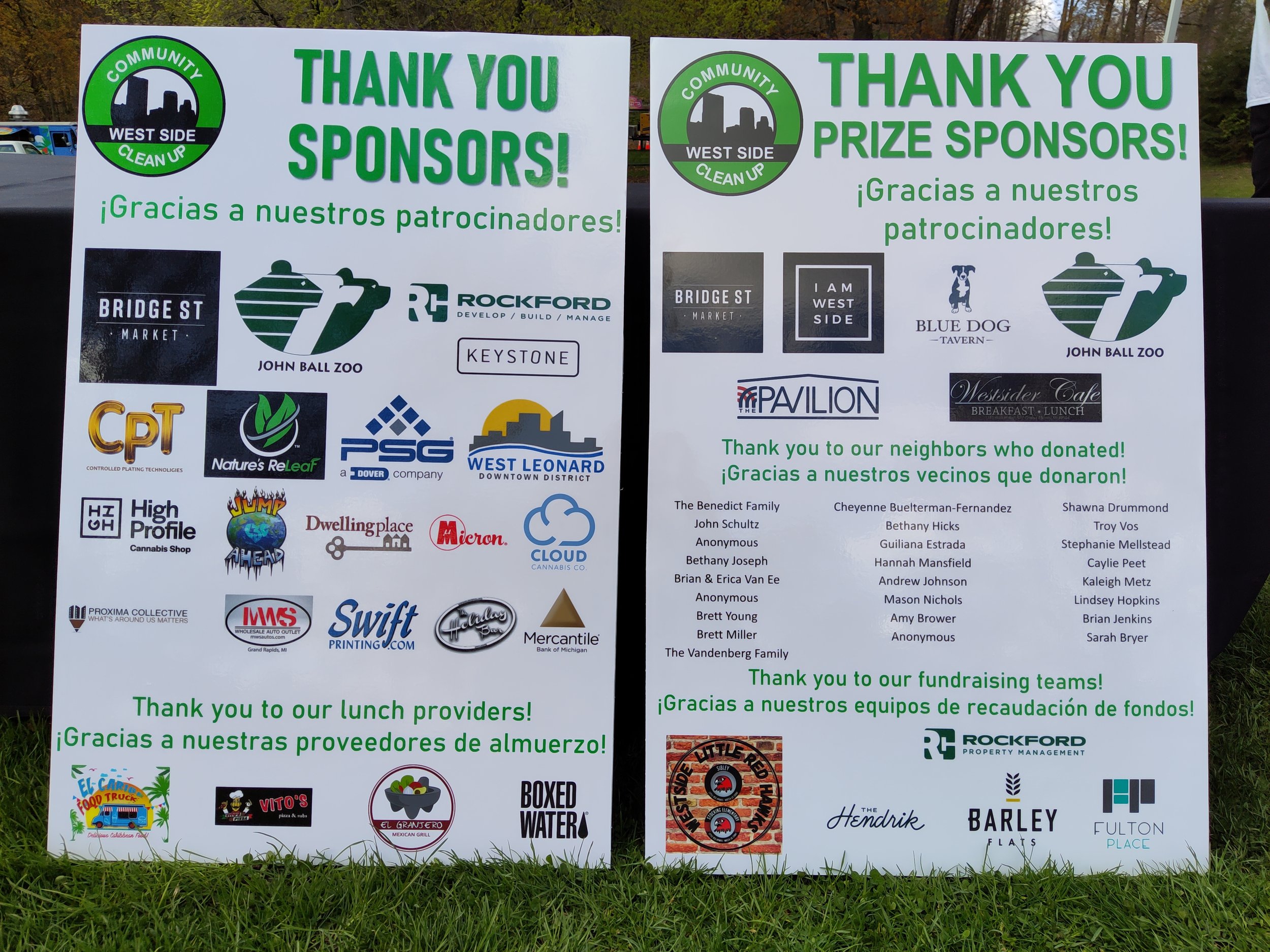 Thank you to our 2021 Sponsors and Donors!