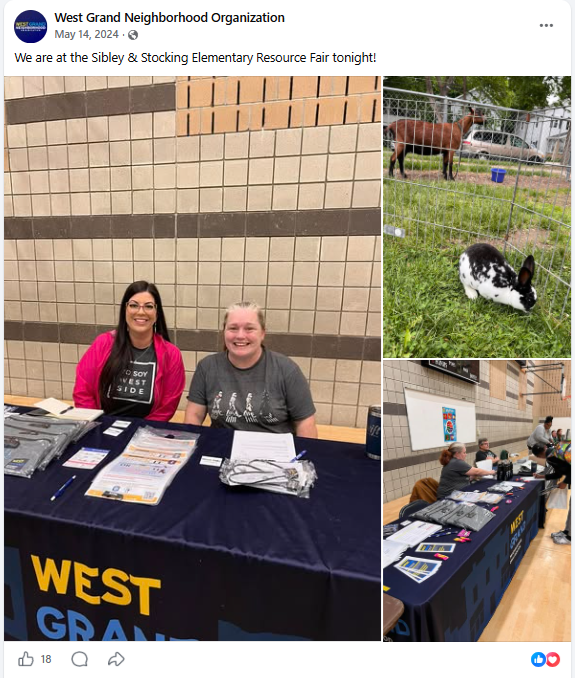 WGNO at the Sibley &amp; Stocking Elementary Resource Fair - 2024