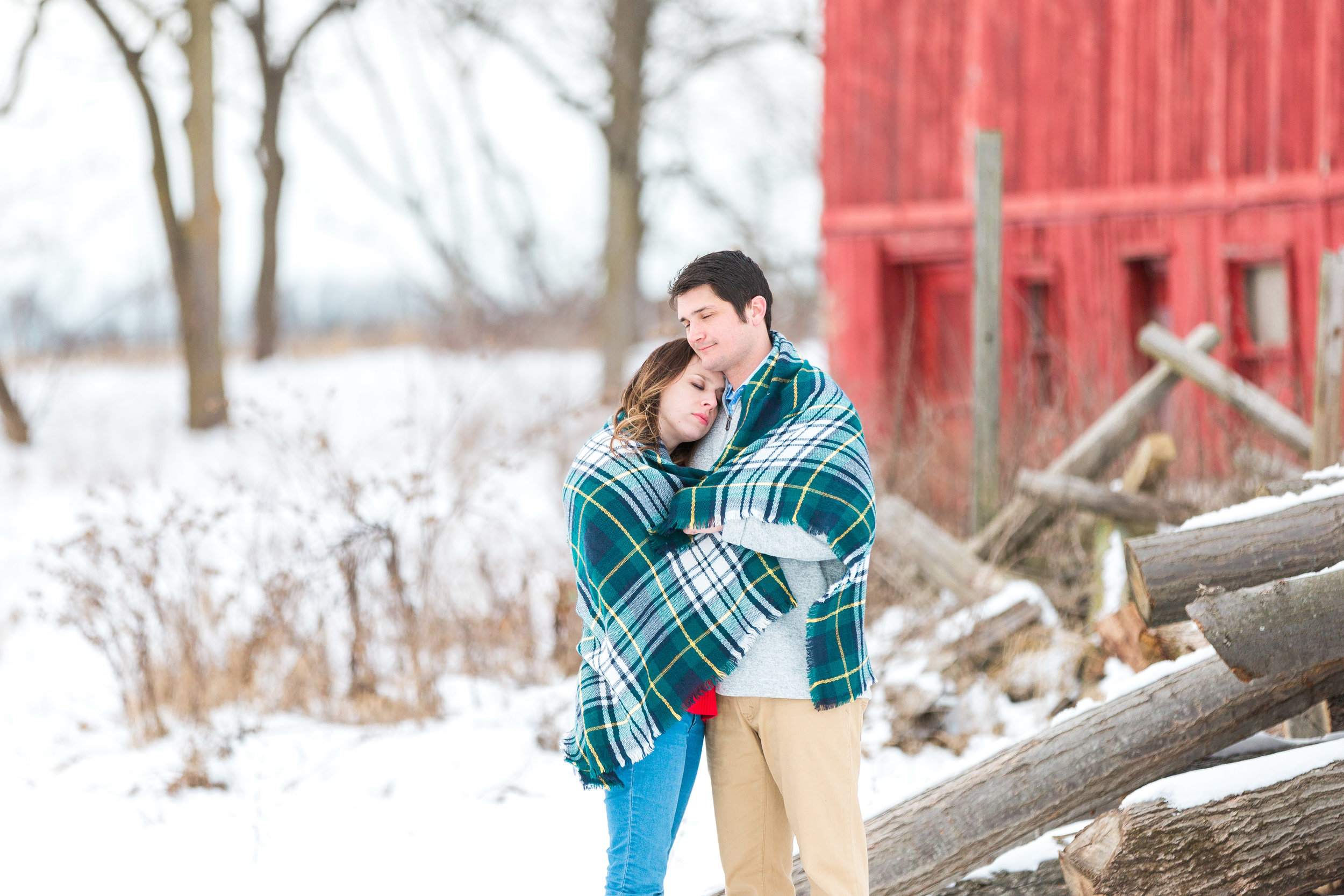 winter engagement session | couples | west michigan photographer
