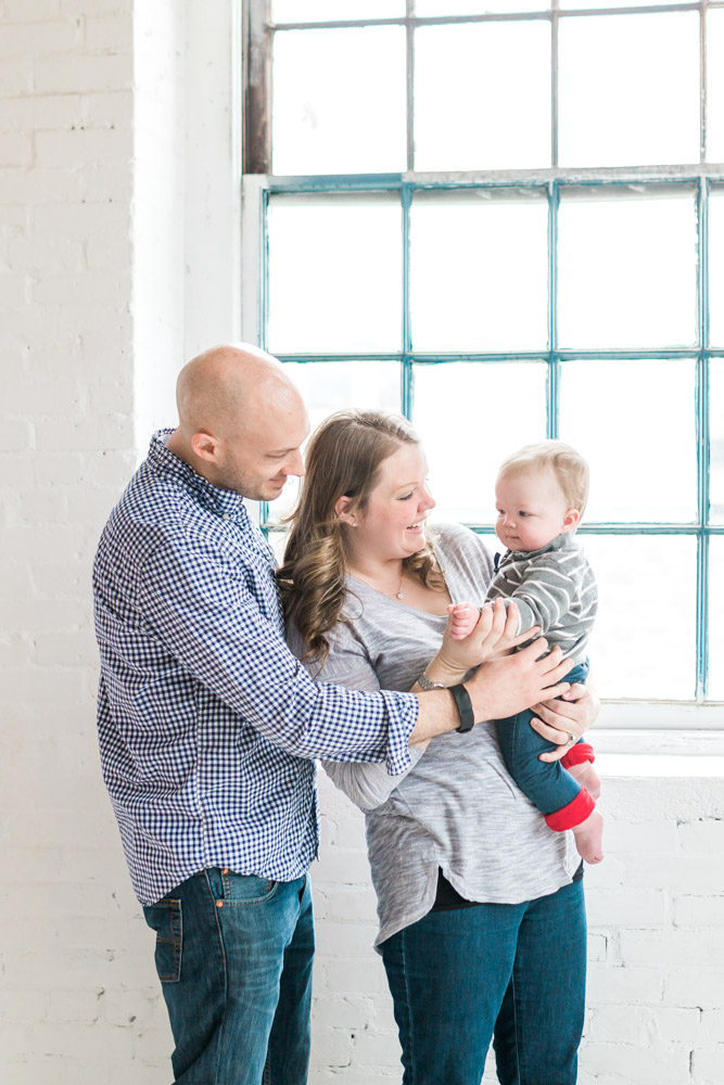 Laurenda Marie Photography Blog | Family Lifestyle Session | 6 Month Baby | Studio Session