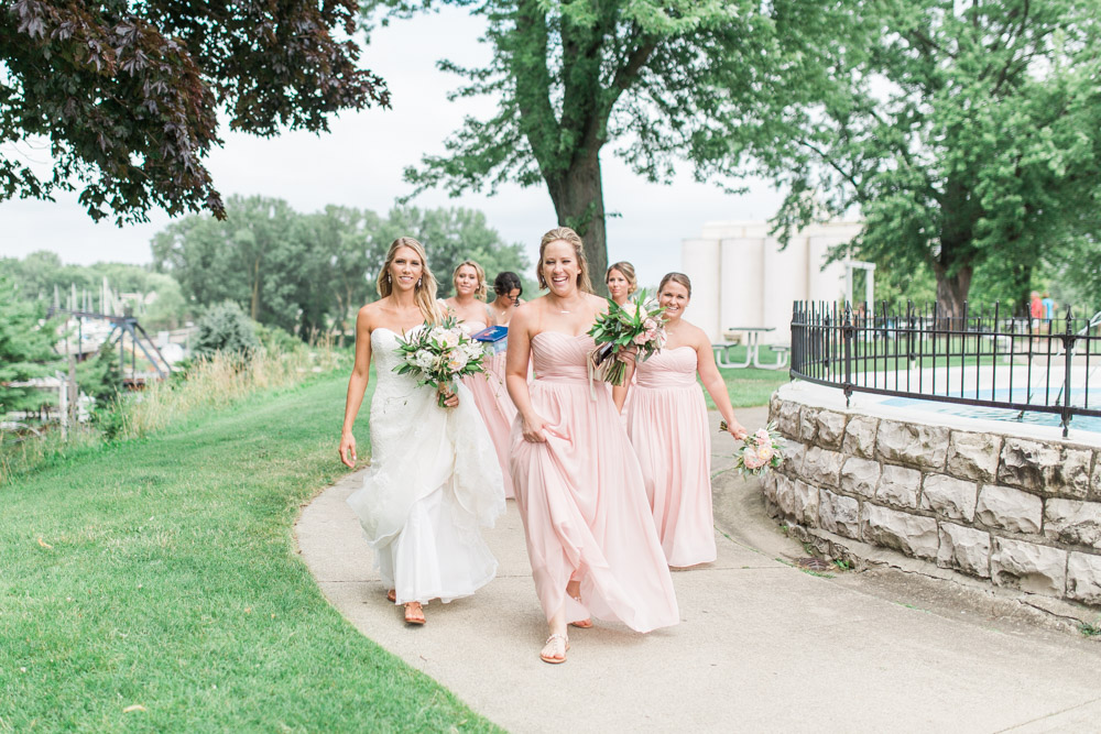 lake michigan beach wedding