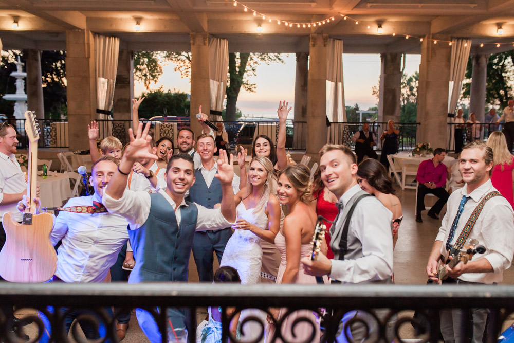 lake michigan beach wedding