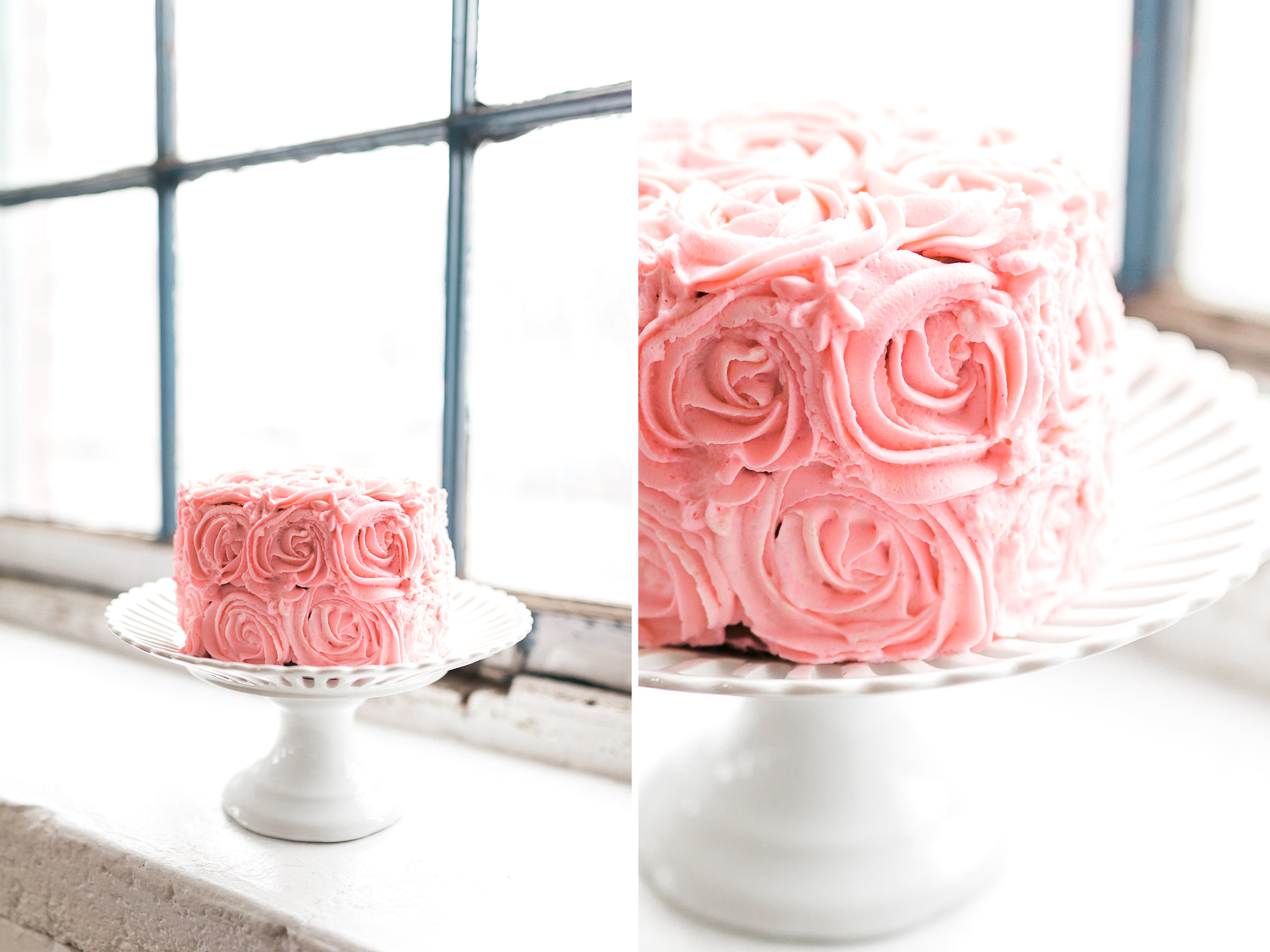 one year cake smash session | baby girl | first birthday | natural light studio