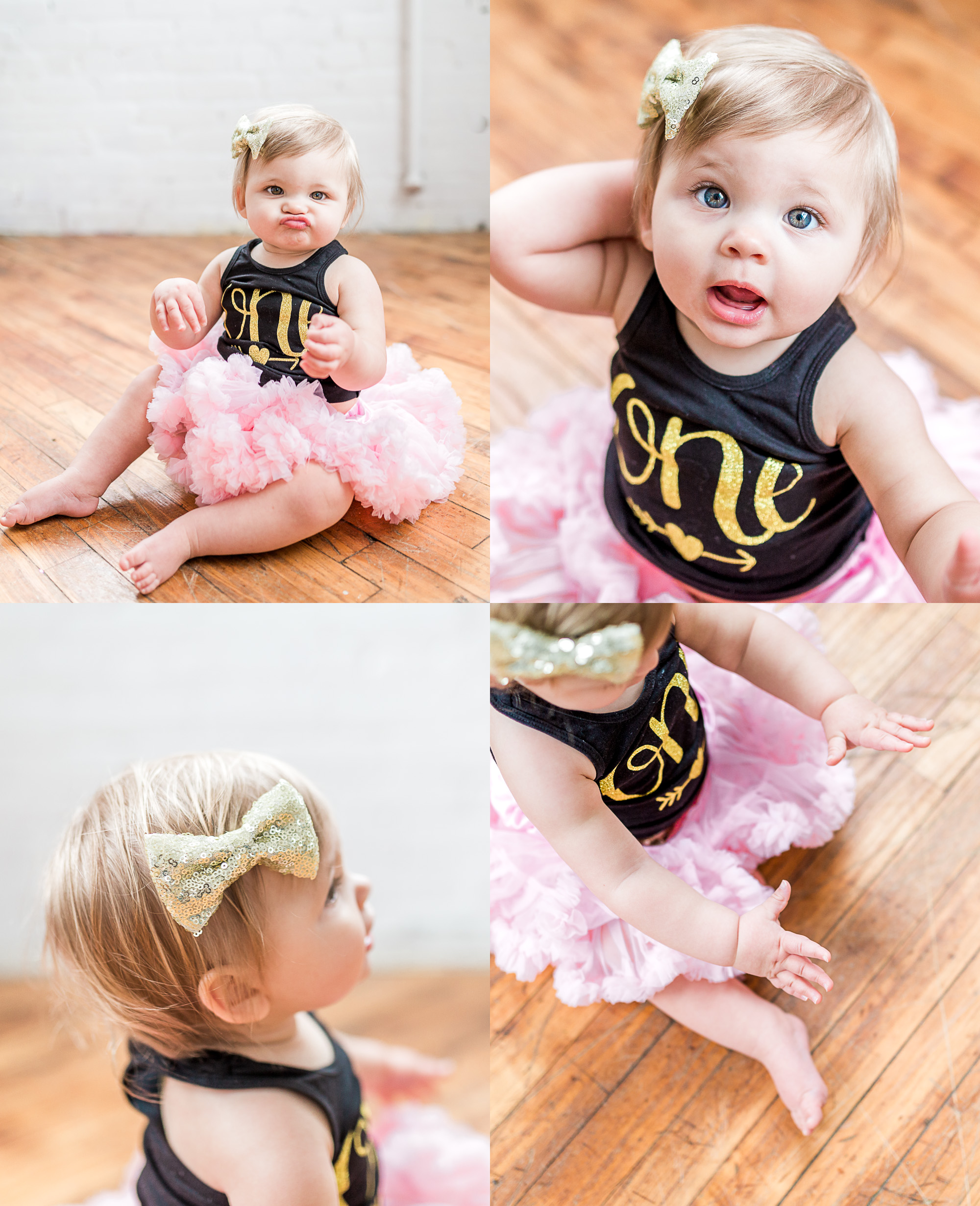 one year cake smash session | baby girl | first birthday | natural light studio