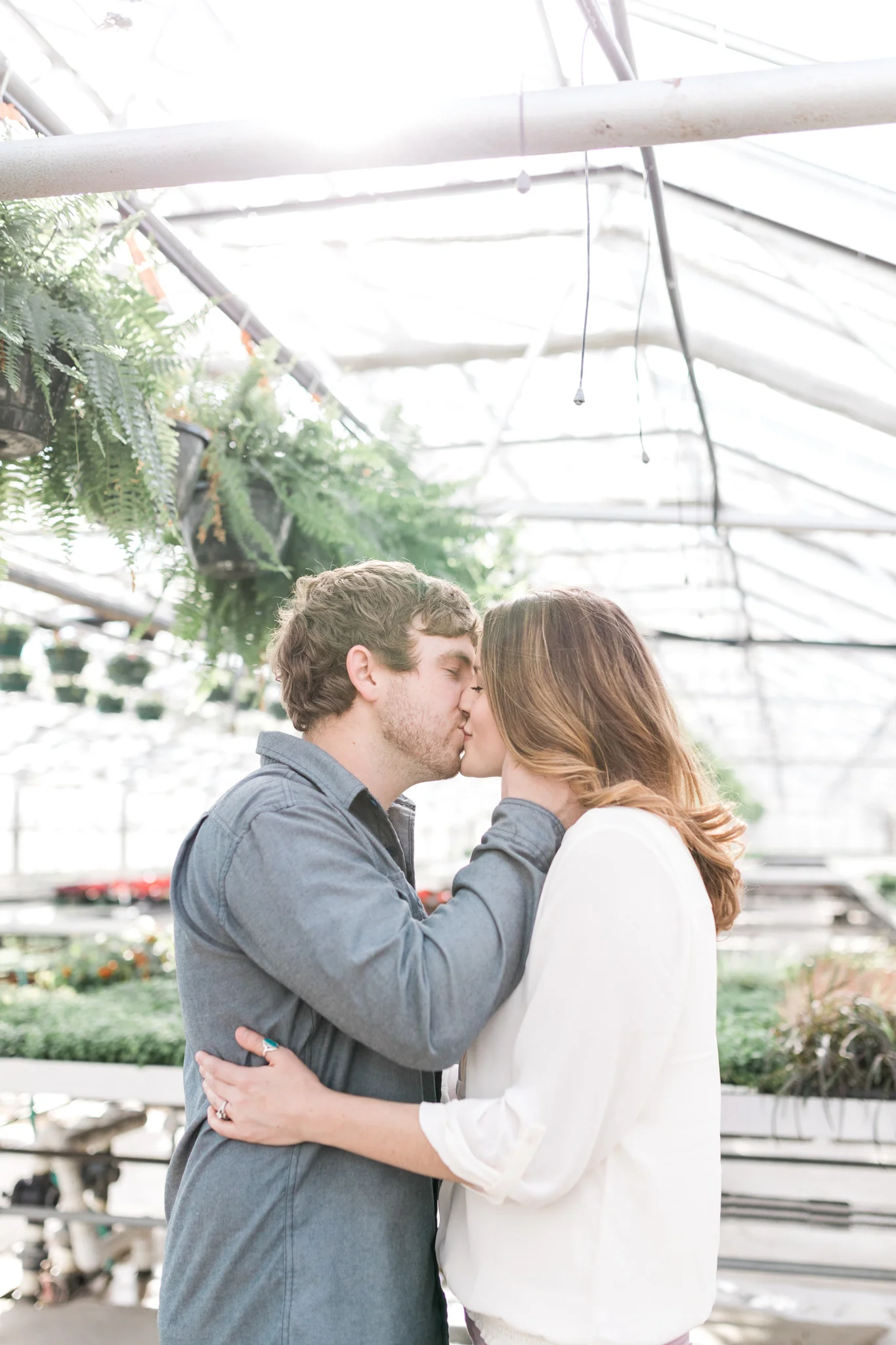 Grand Rapids Michigan Greenhouse Engagement Session
