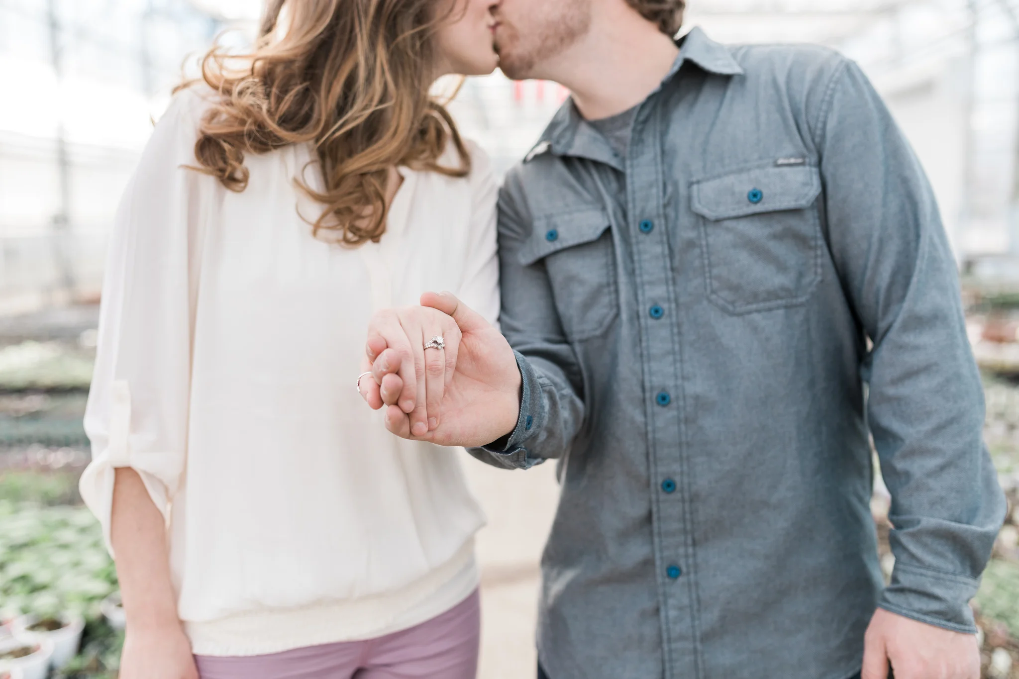 Grand Rapids Michigan Greenhouse Engagement Session