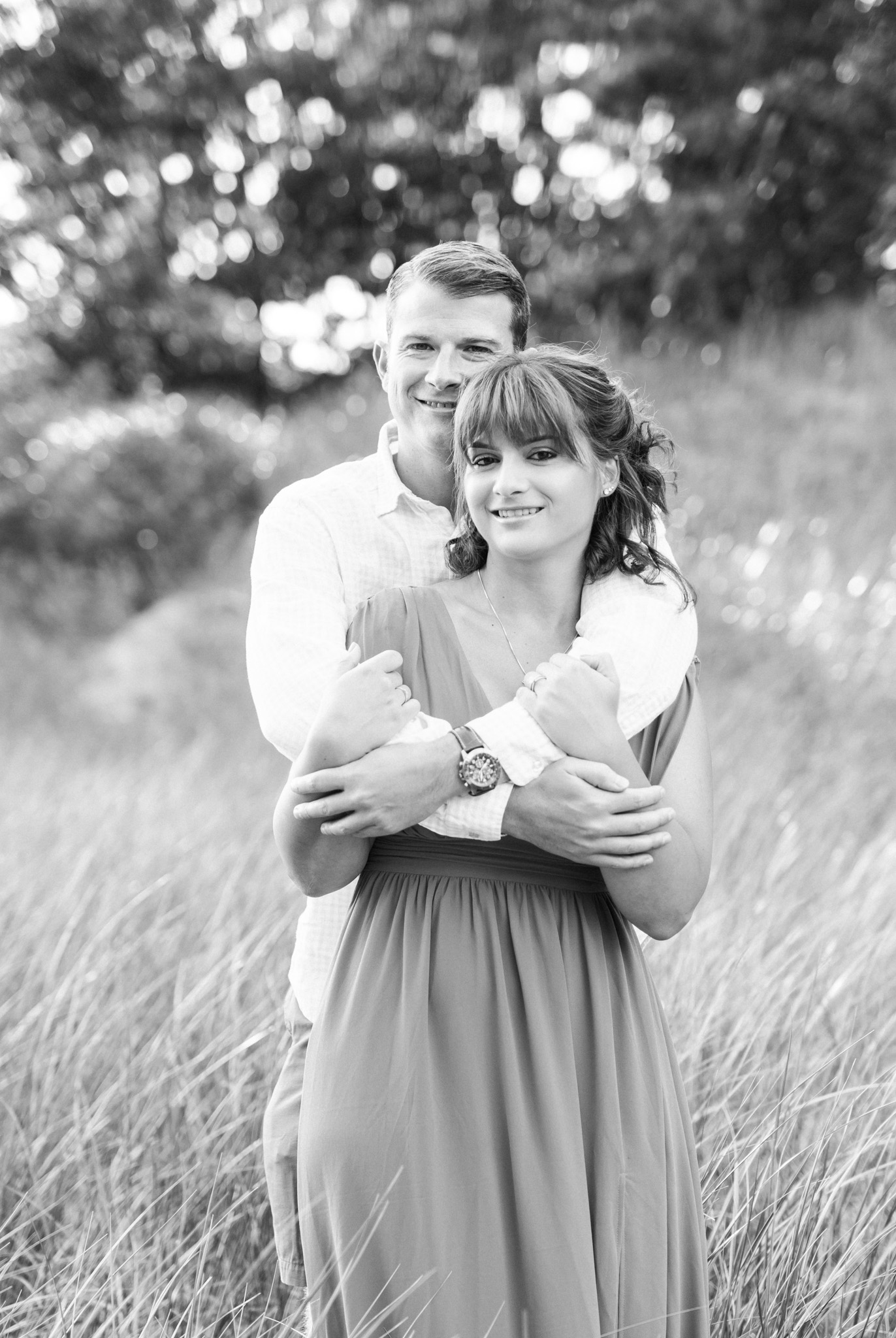 Romantic beach engagement session in West Olive Michigan | Laurenda Marie Photography