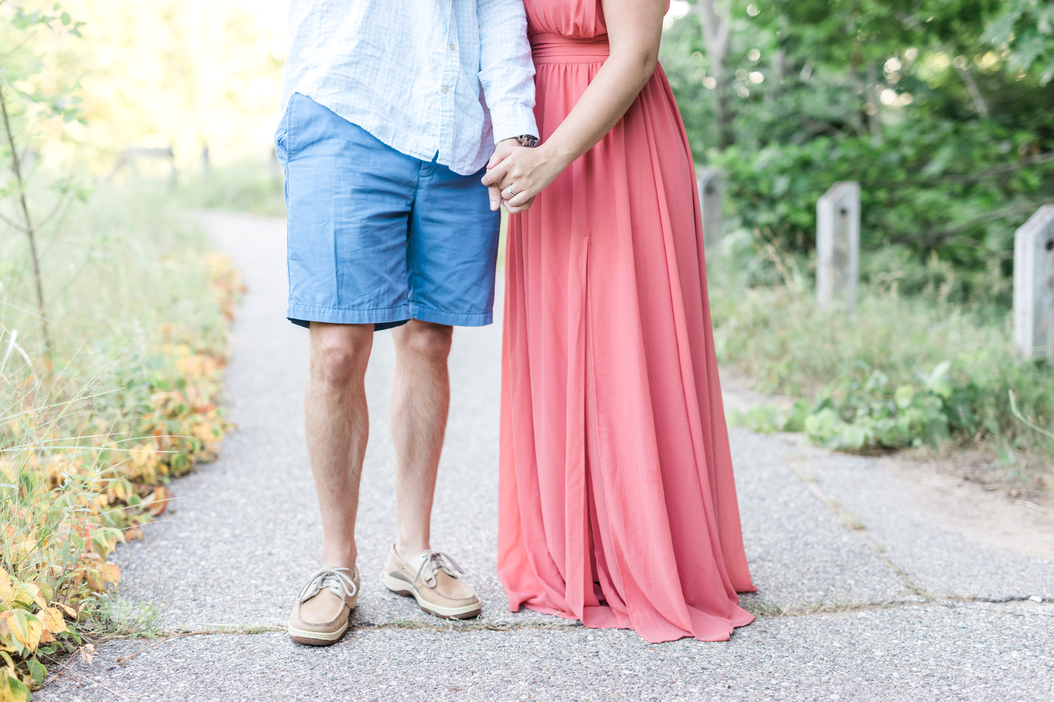 Romantic beach engagement session in West Olive Michigan | Laurenda Marie Photography