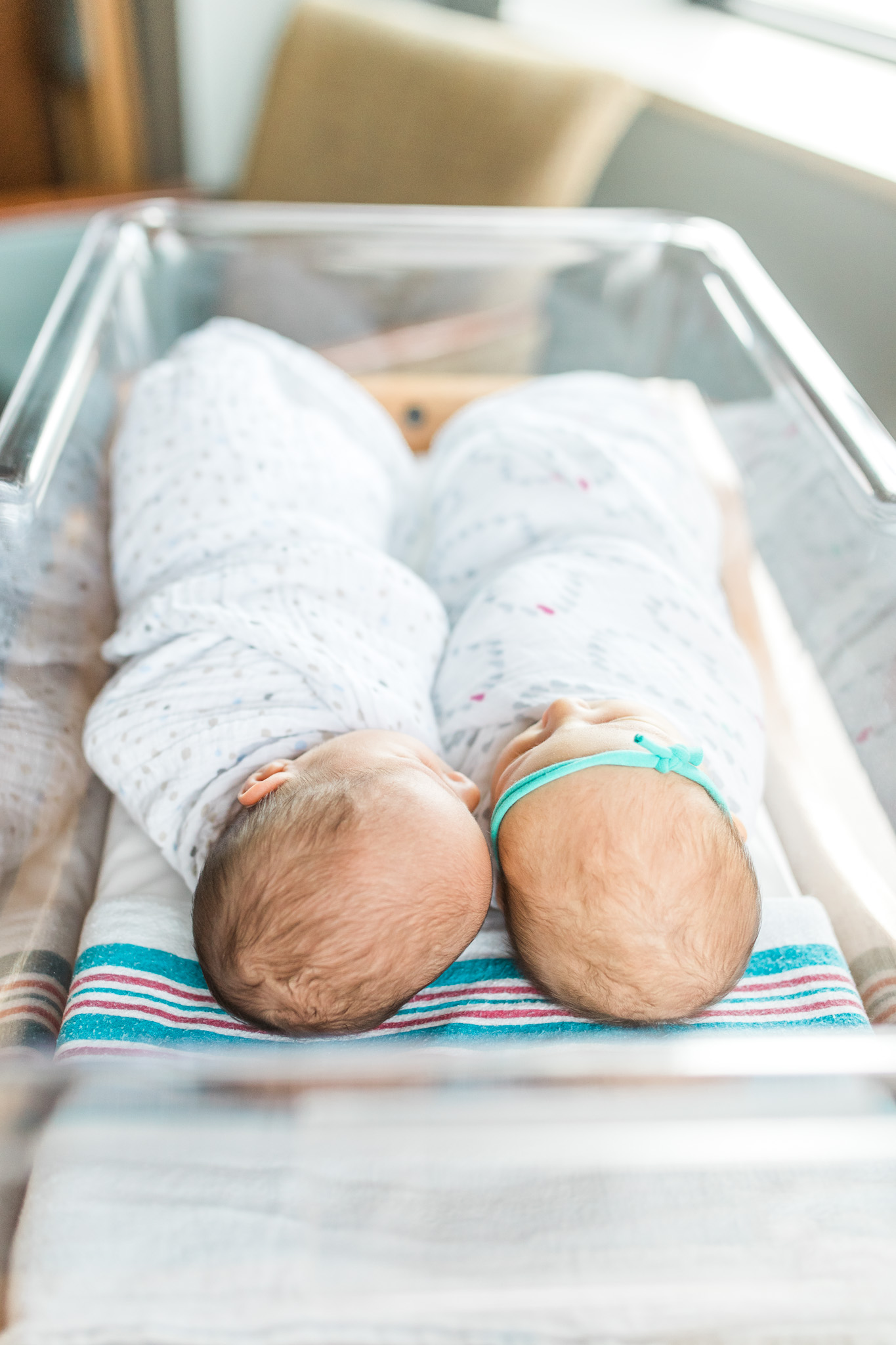 Newborn twins Fresh 48 Session in Hospital | Laurenda Marie Photography | Grand Rapids Michigan