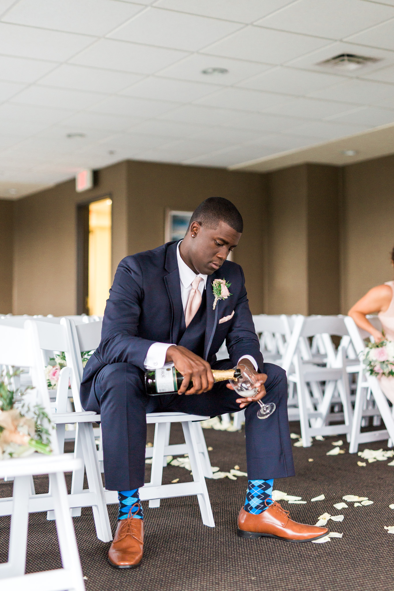 Nautical Dockside Michigan Wedding | West Michigan Wedding Photographer | Laurenda Marie Photography 