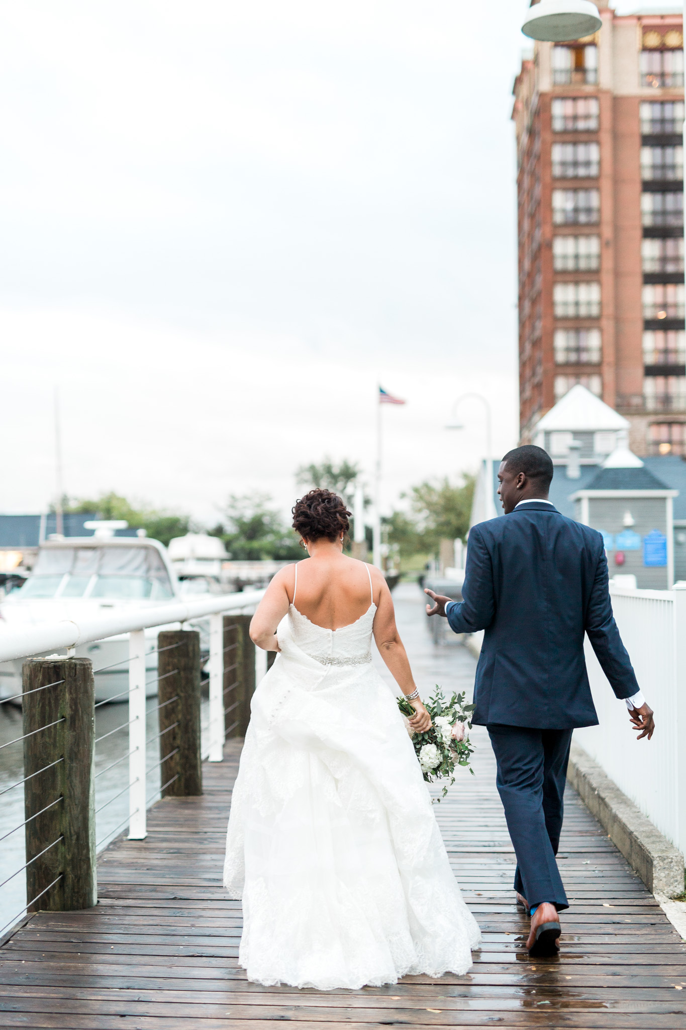 Nautical Dockside Michigan Wedding | West Michigan Wedding Photographer | Laurenda Marie Photography 