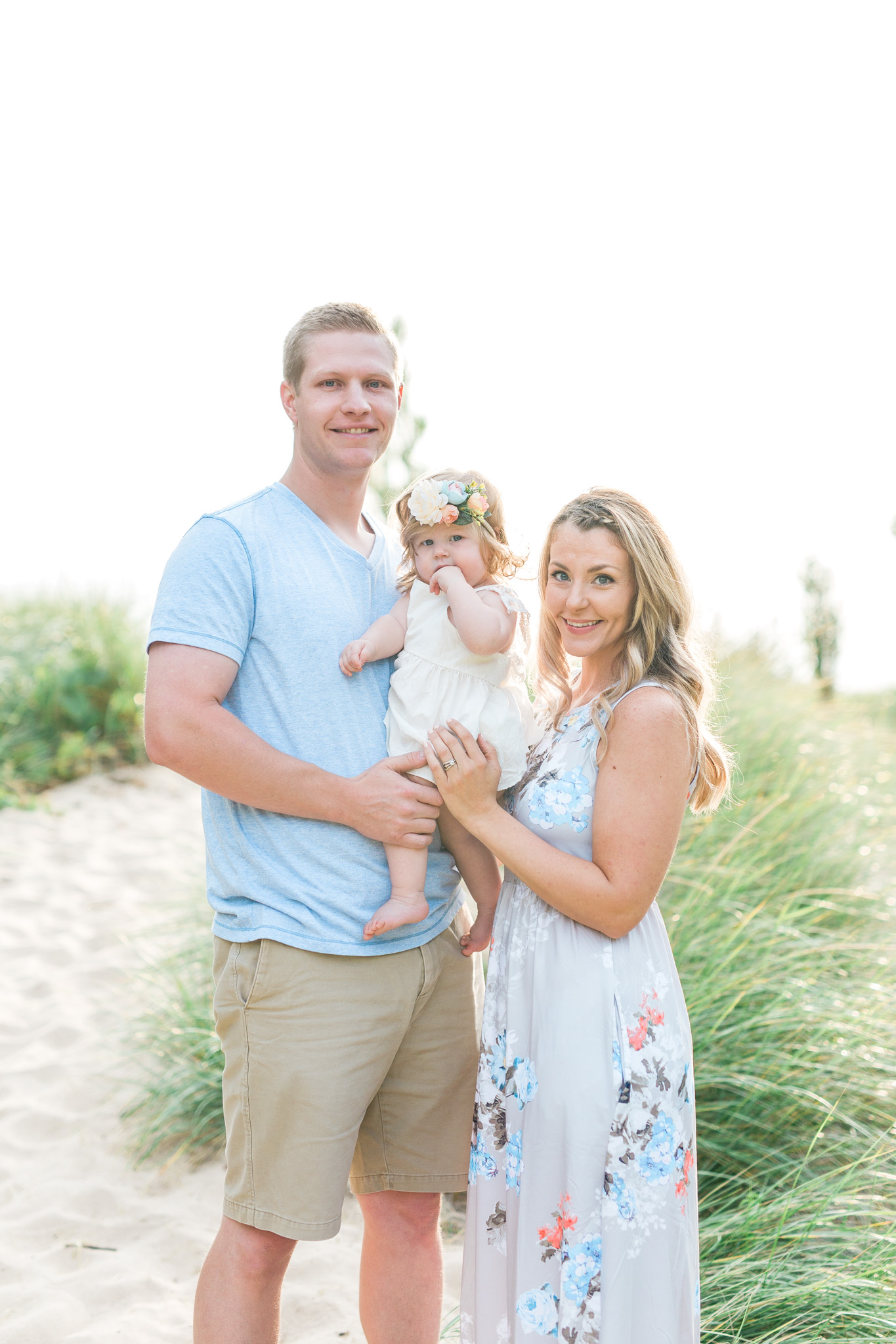 First Birthday Session on the beach | Laurenda Marie Photography | Michigan Family Photographer