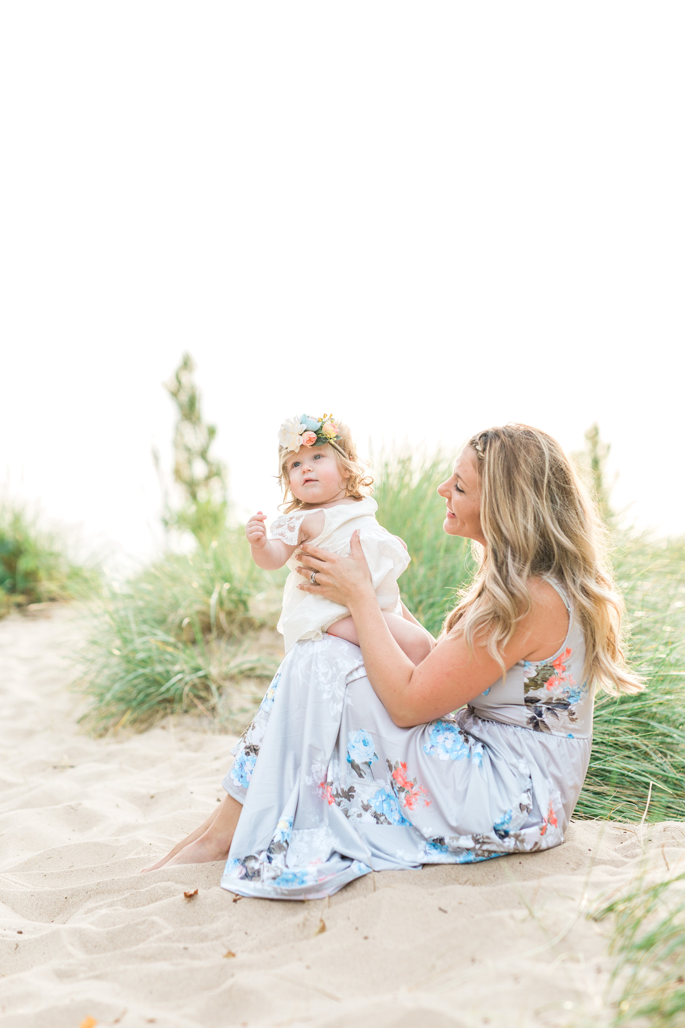 First Birthday Session on the beach | Laurenda Marie Photography | Michigan Family Photographer