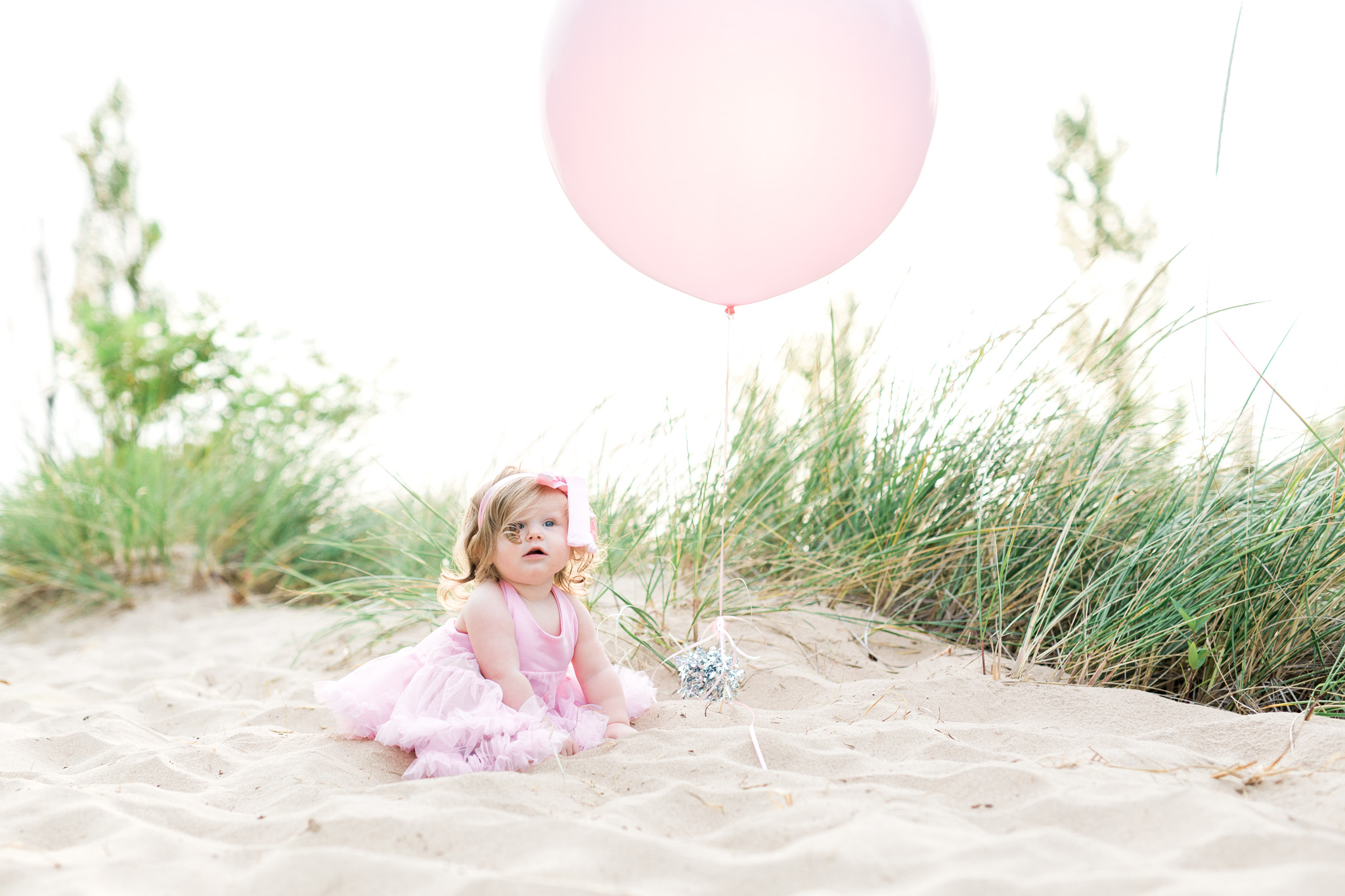 First Birthday Session on the beach | Laurenda Marie Photography | Michigan Family Photographer