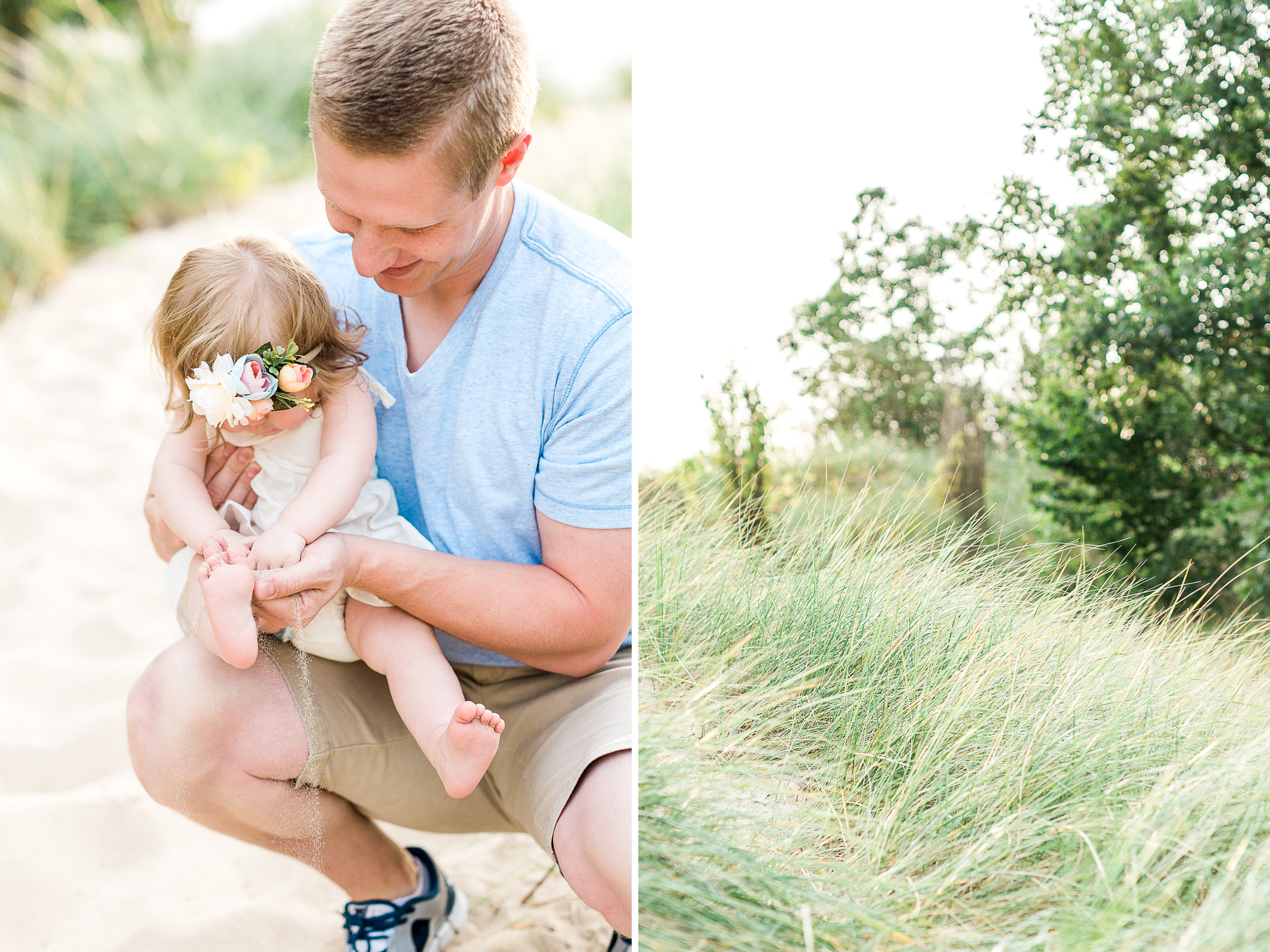 First Birthday Session on the beach | Laurenda Marie Photography | Michigan Family Photographer