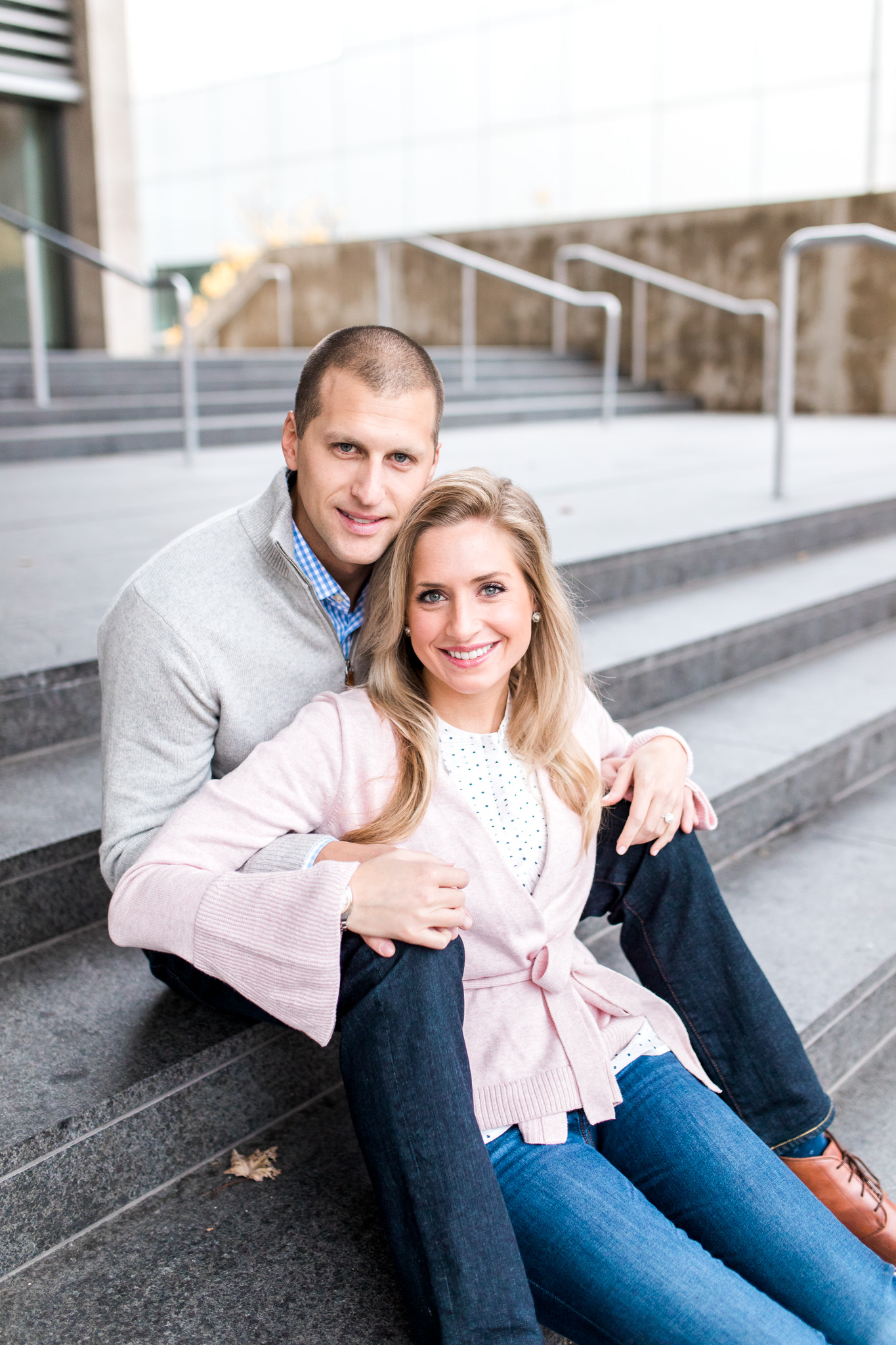 Romantic downtown engagement session | Laurenda Marie Photography | Grand Rapids, Michigan