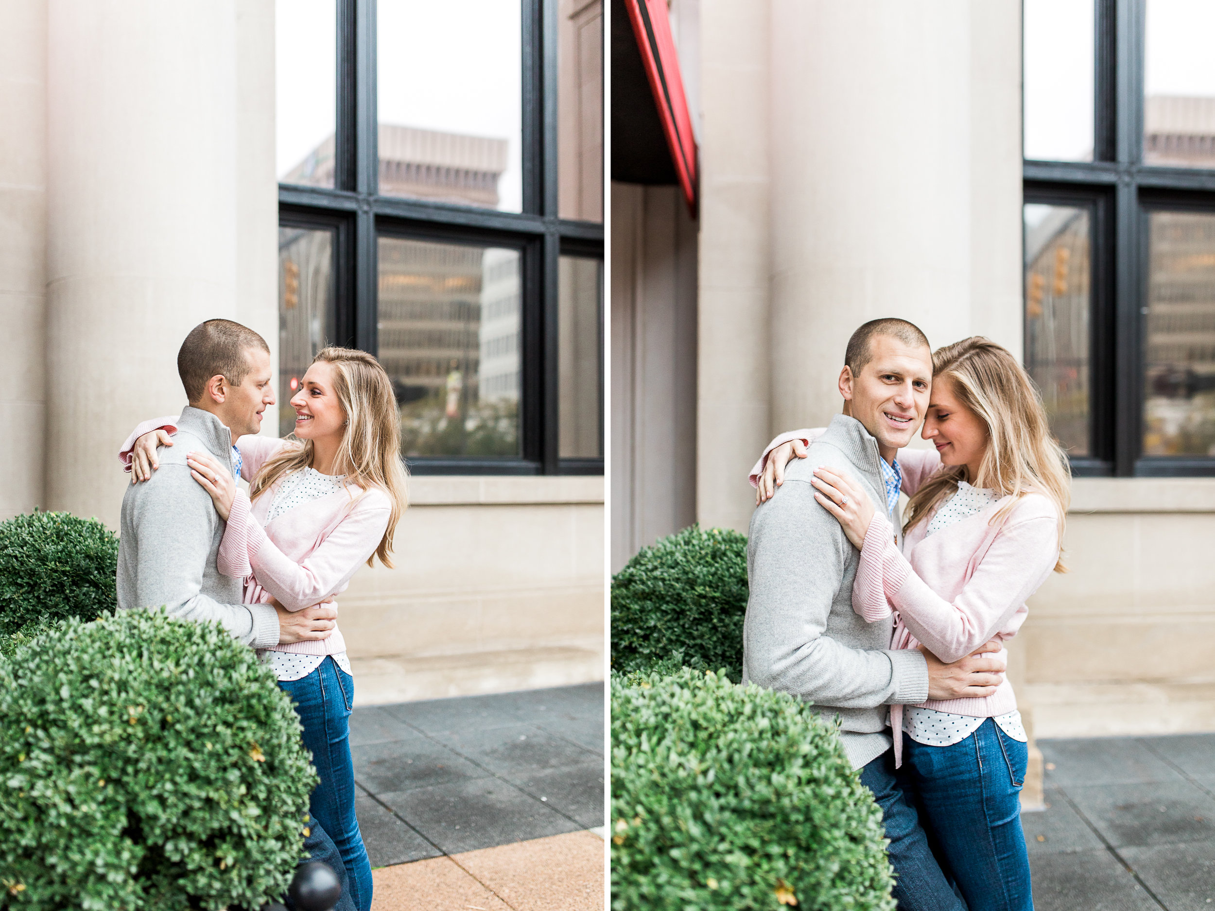 Romantic downtown engagement session | Laurenda Marie Photography | Grand Rapids, Michigan