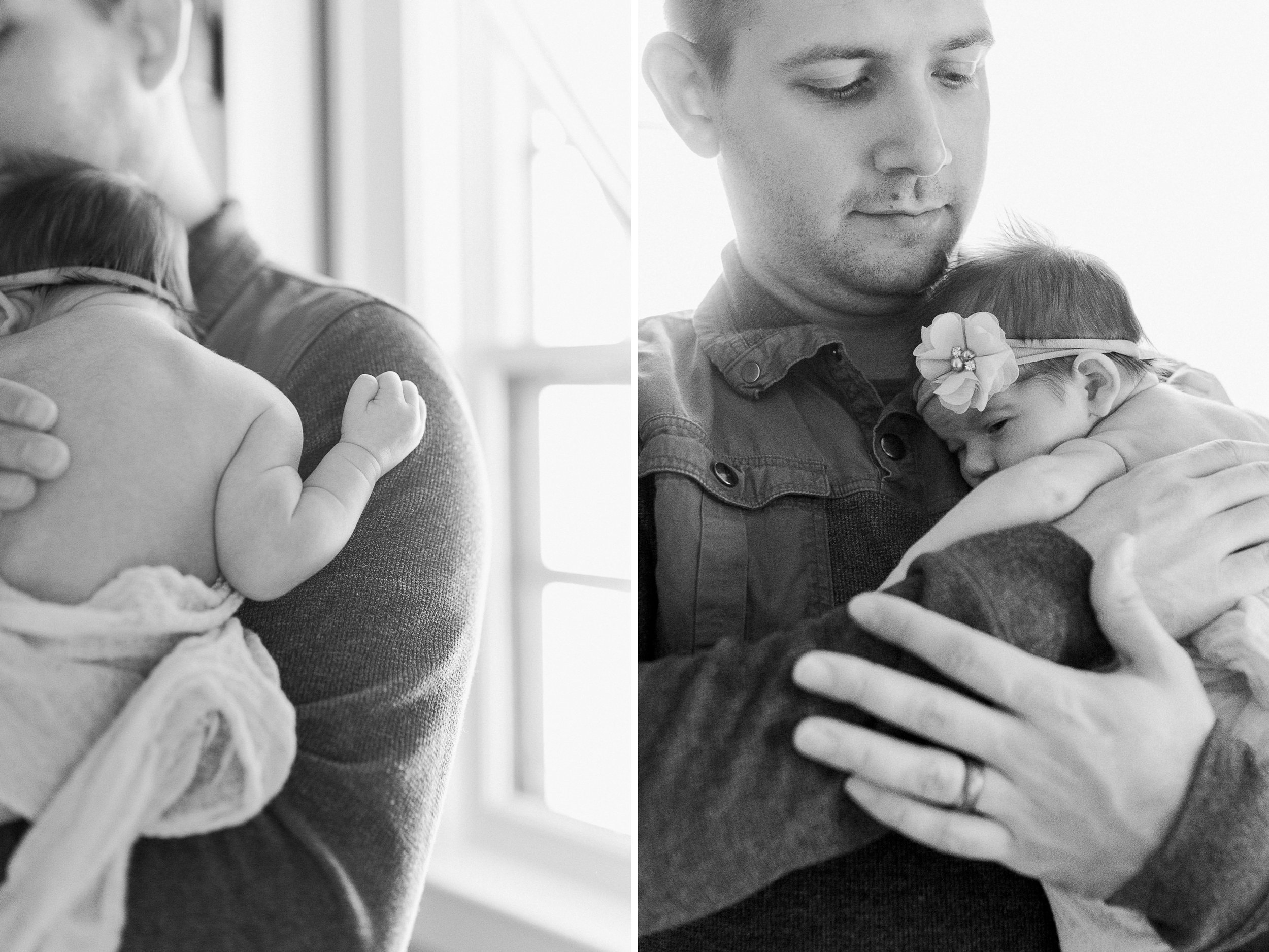Natural Light Newborn Lifestyle Session | In-home session | Baby Girl | Nursery Inspiration | Laurenda Marie Photography