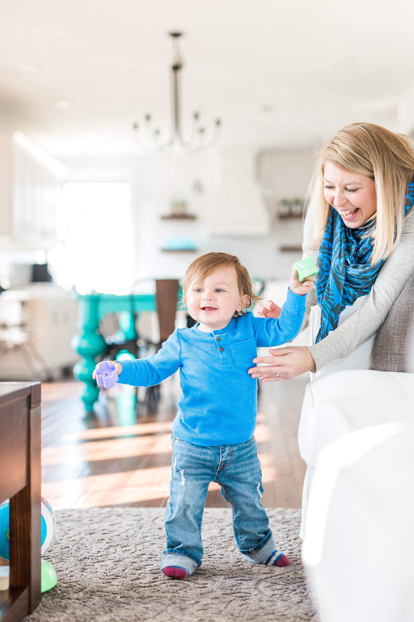 Leland's One Year in-home lifestyle session | first birthday | lifestyle photography | Laurenda Marie Photography | Grand Rapids, Michigan