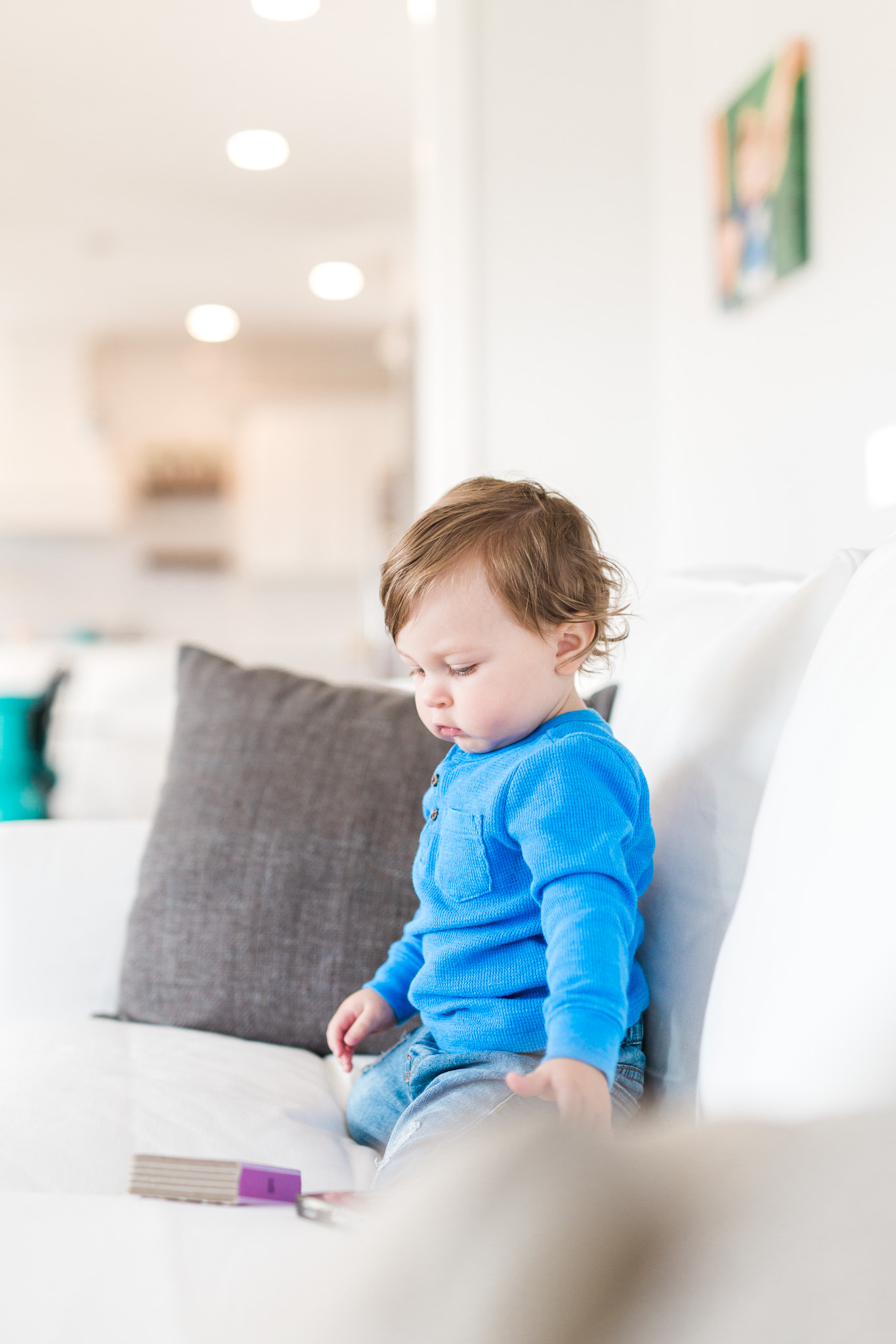 Leland's One Year in-home lifestyle session | first birthday | lifestyle photography | Laurenda Marie Photography | Grand Rapids, Michigan