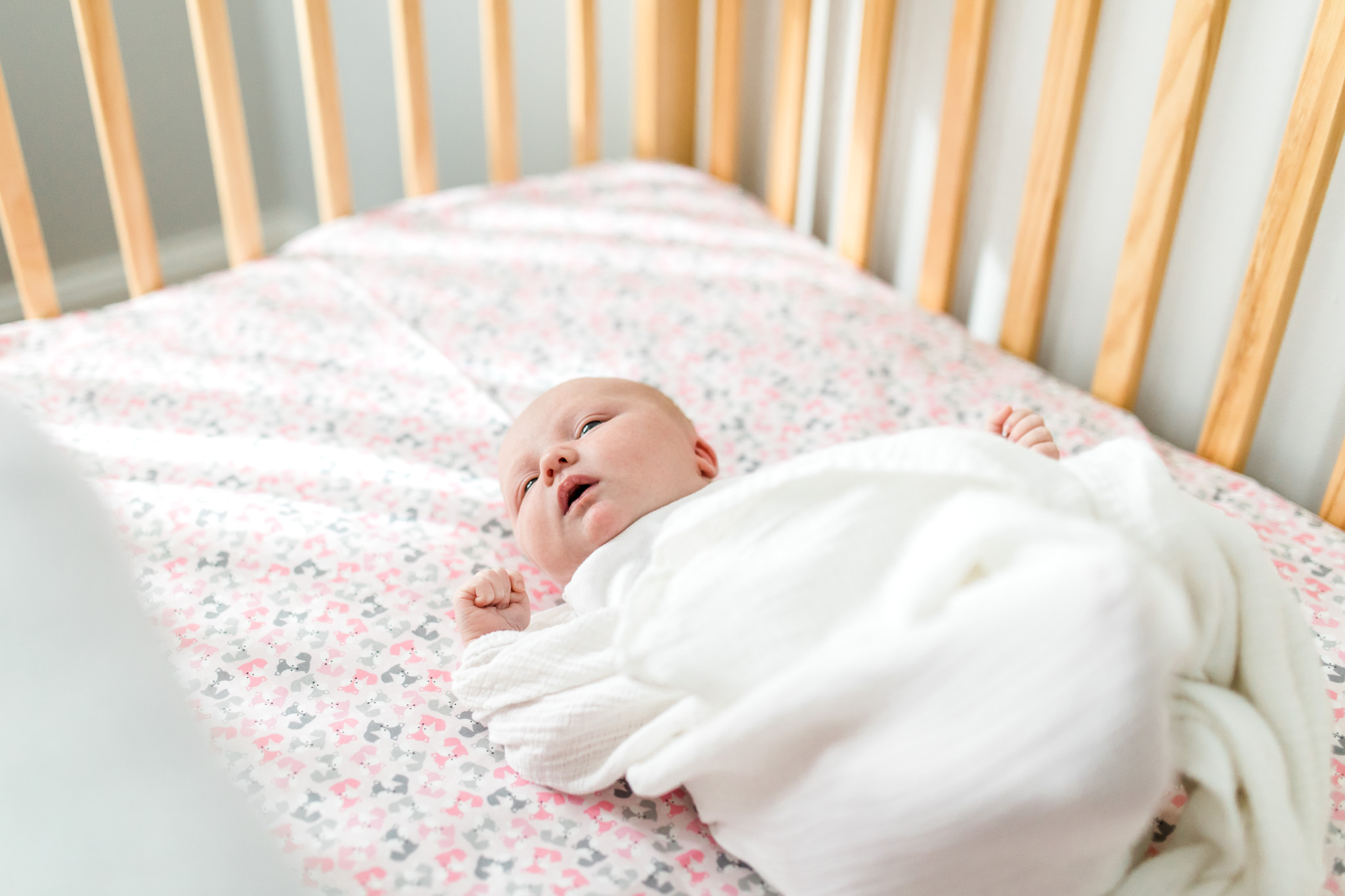 Cozy in-home newborn lifestyle session | Baby Girl |West Michigan Newborn Photographer | Laurenda Marie Photography