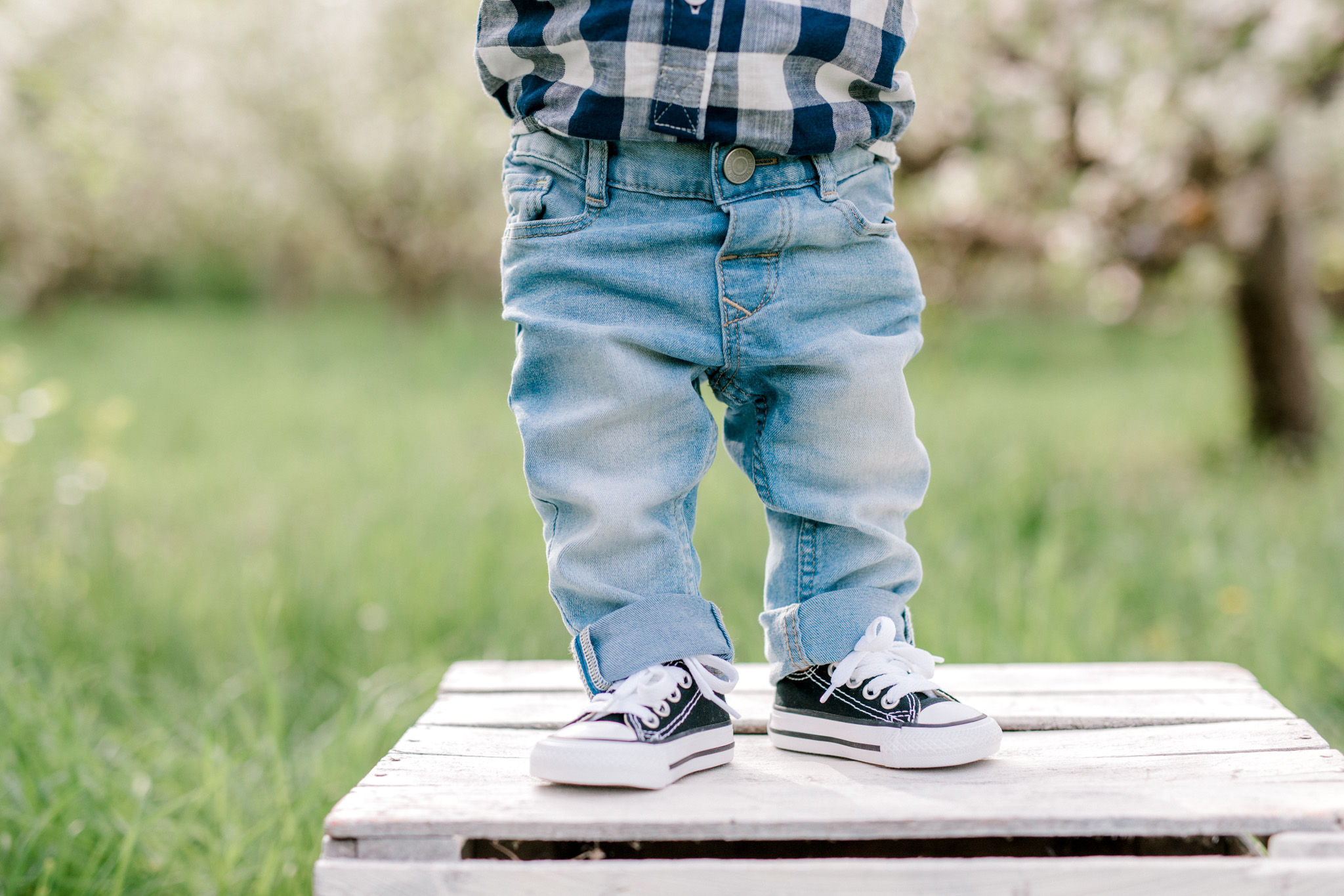 Spring Family Lifestyle Session at the Apple Orchard | Laurenda Marie Photography | Grand Rapids, Michigan