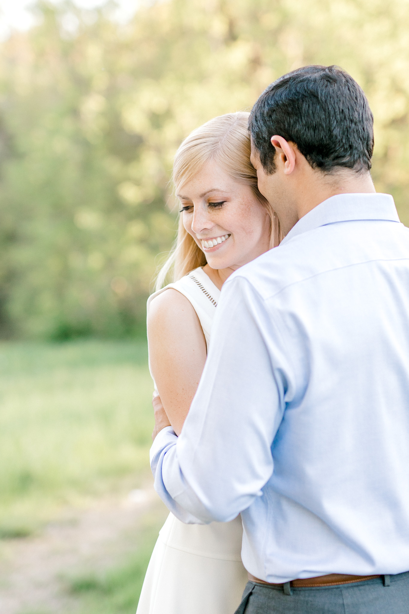 A sweet spring engagement session at the orchard | laurenda marie photography | west michigan weddings | west michigan engagement