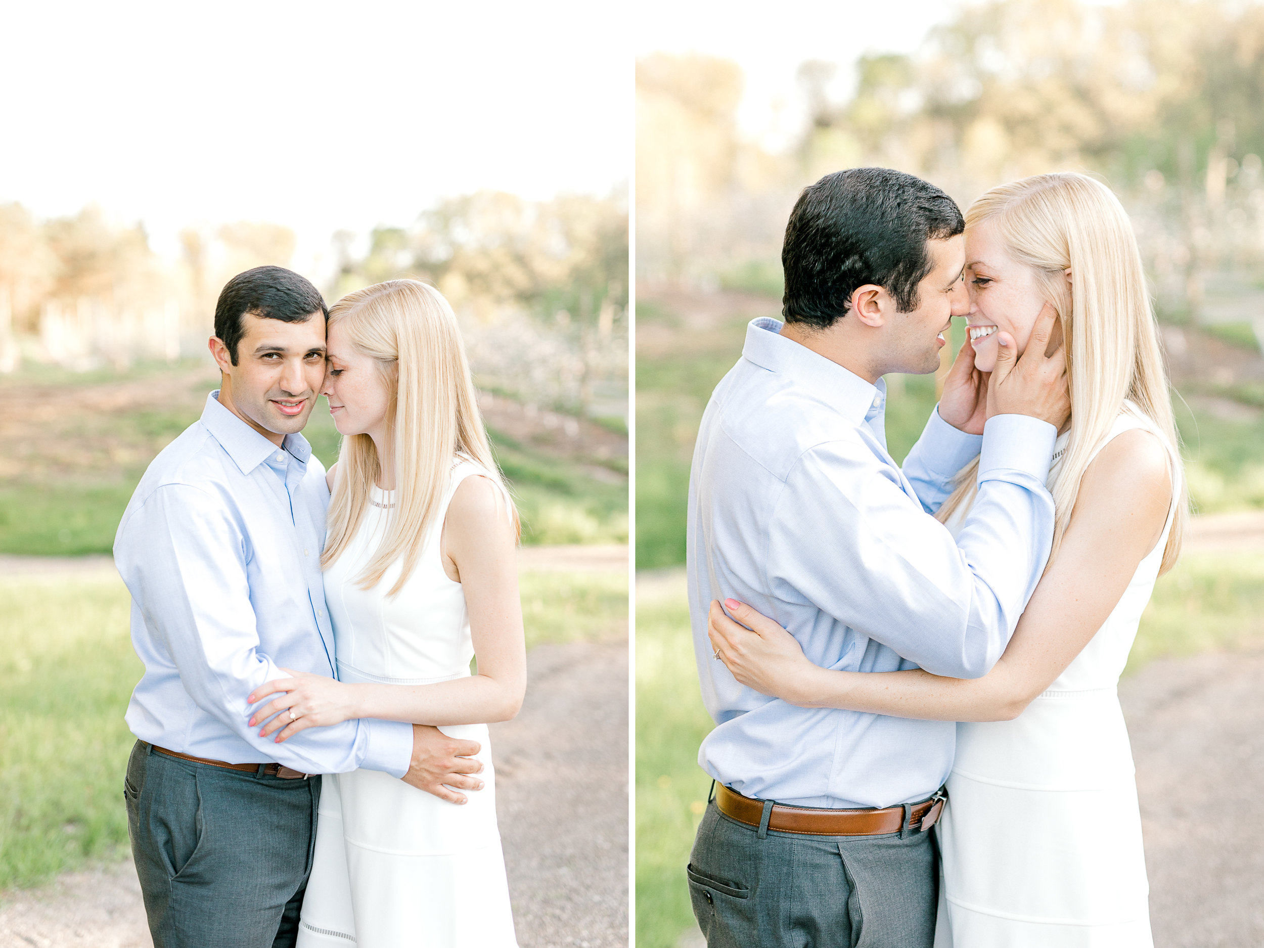 A sweet spring engagement session at the orchard | laurenda marie photography | west michigan weddings | west michigan engagement