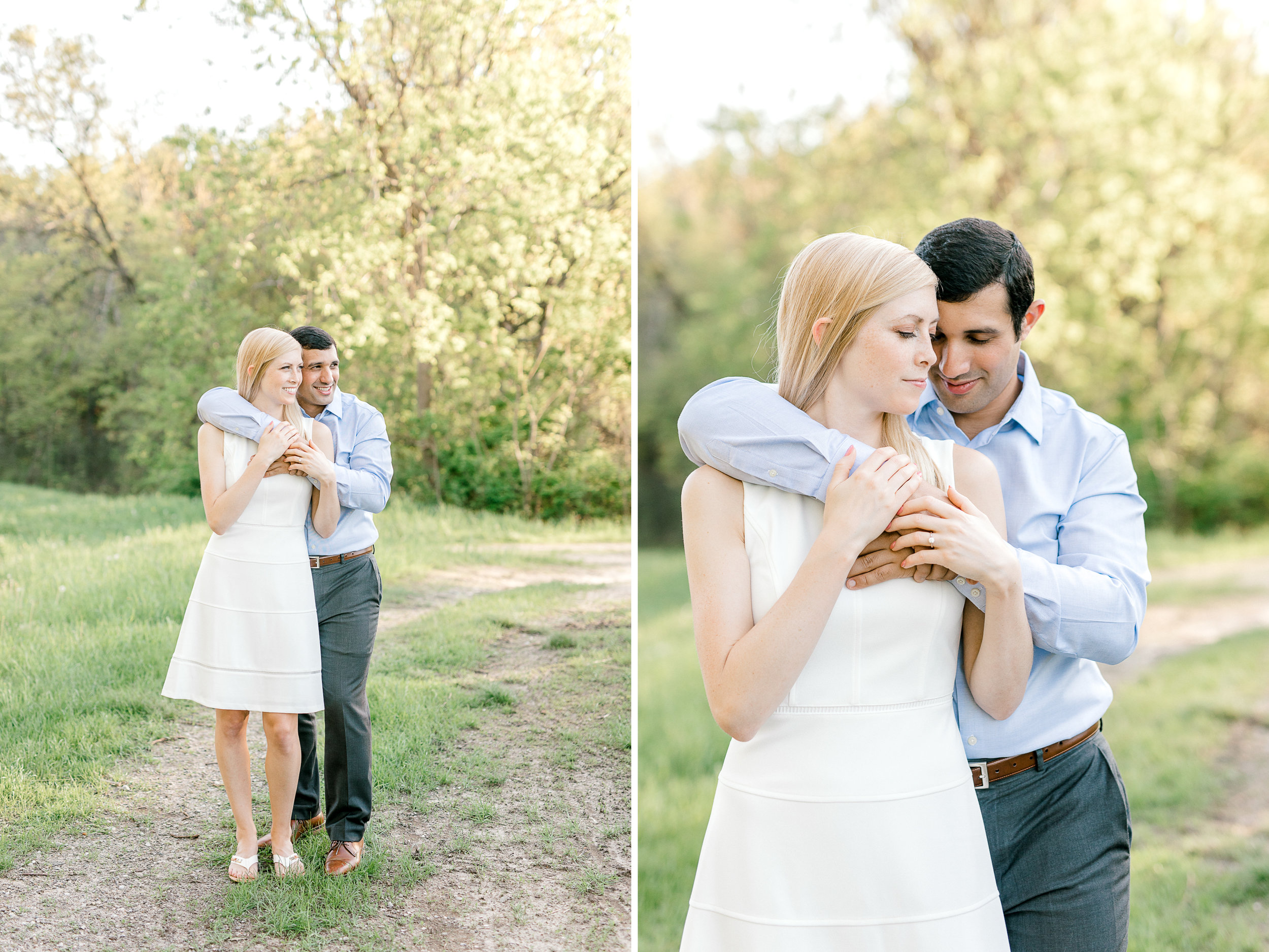 A sweet spring engagement session at the orchard | laurenda marie photography | west michigan weddings | west michigan engagement